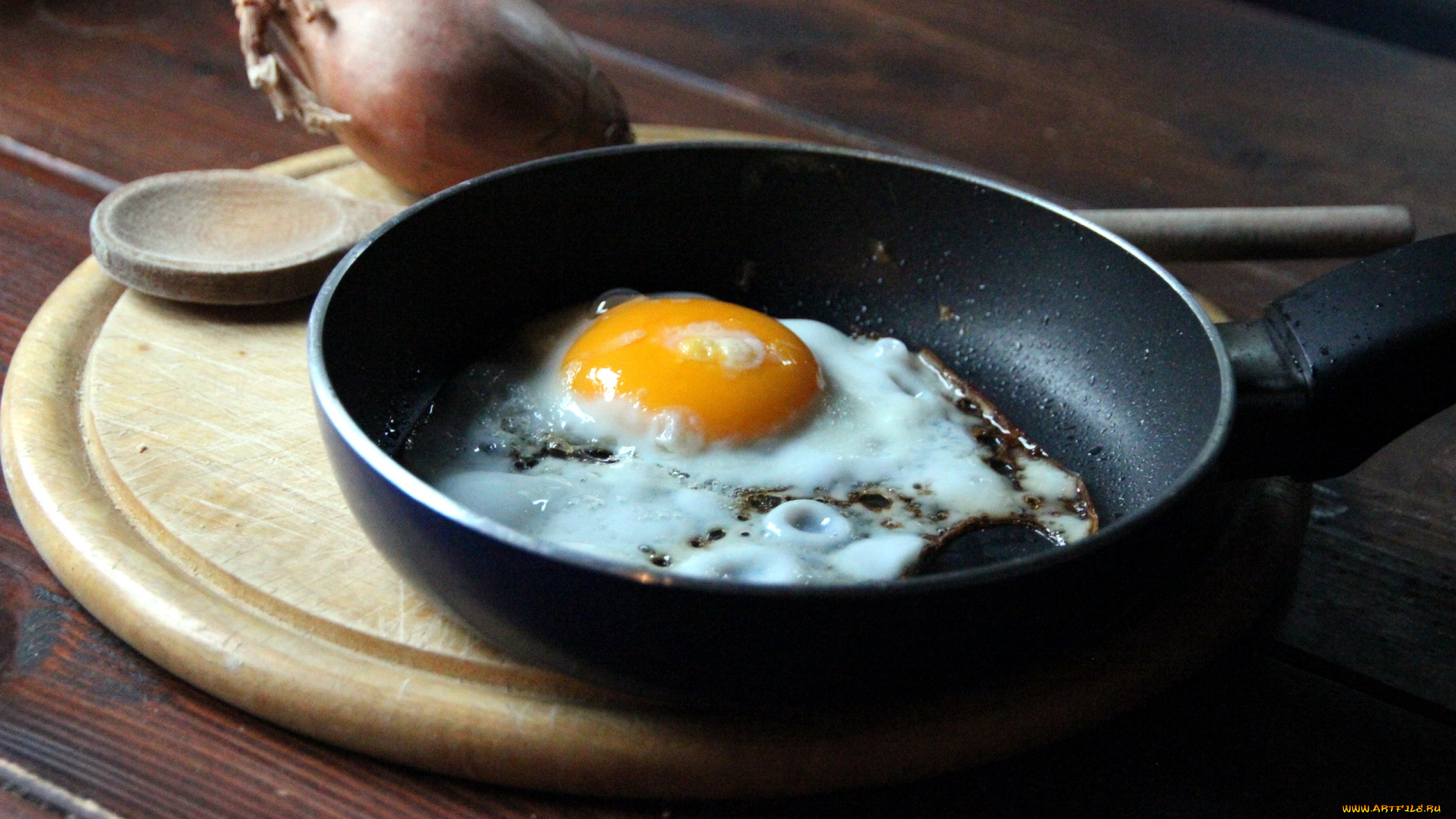 еда, Яичные, блюда, глазунья