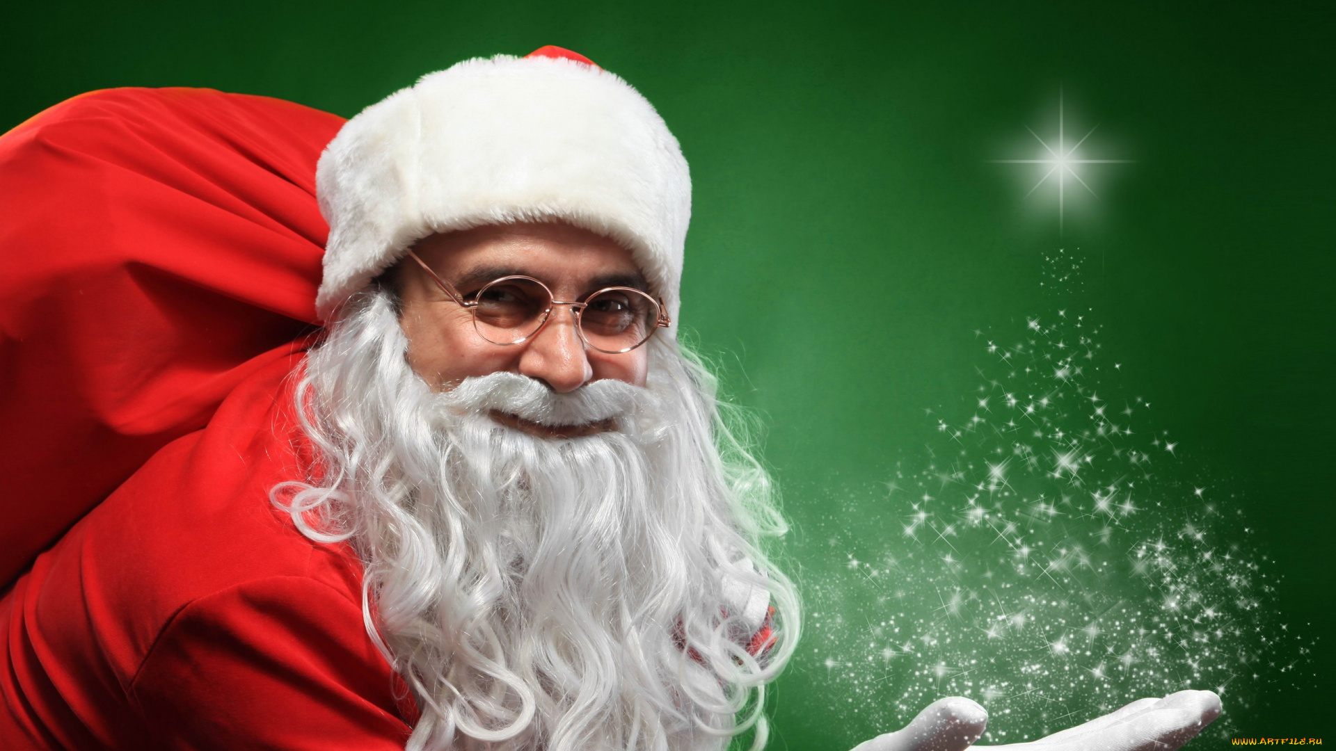праздничные, дед, мороз, , санта, клаус, фон, дед, мороз