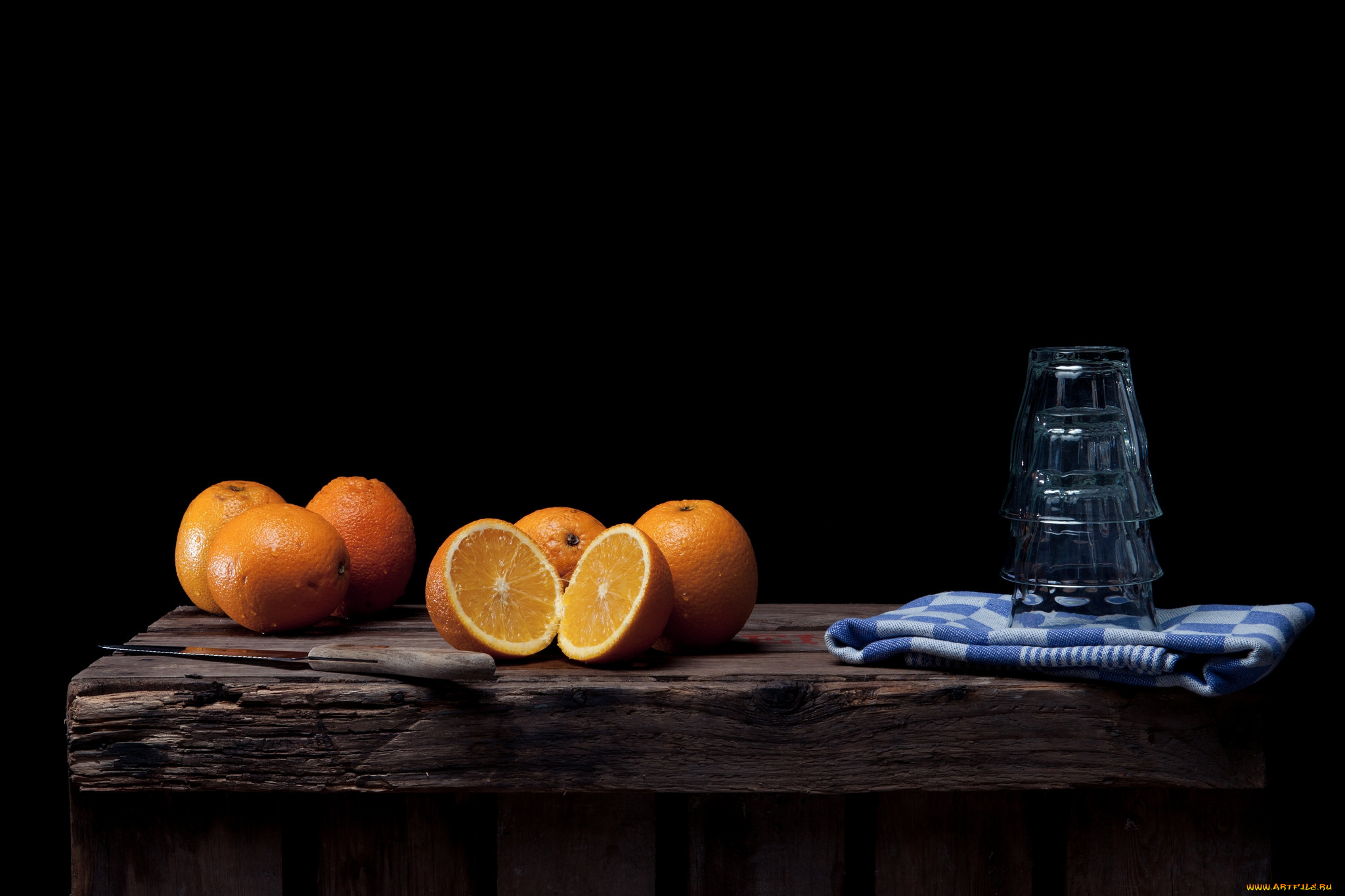 еда, натюрморт, стаканы, цитрусы