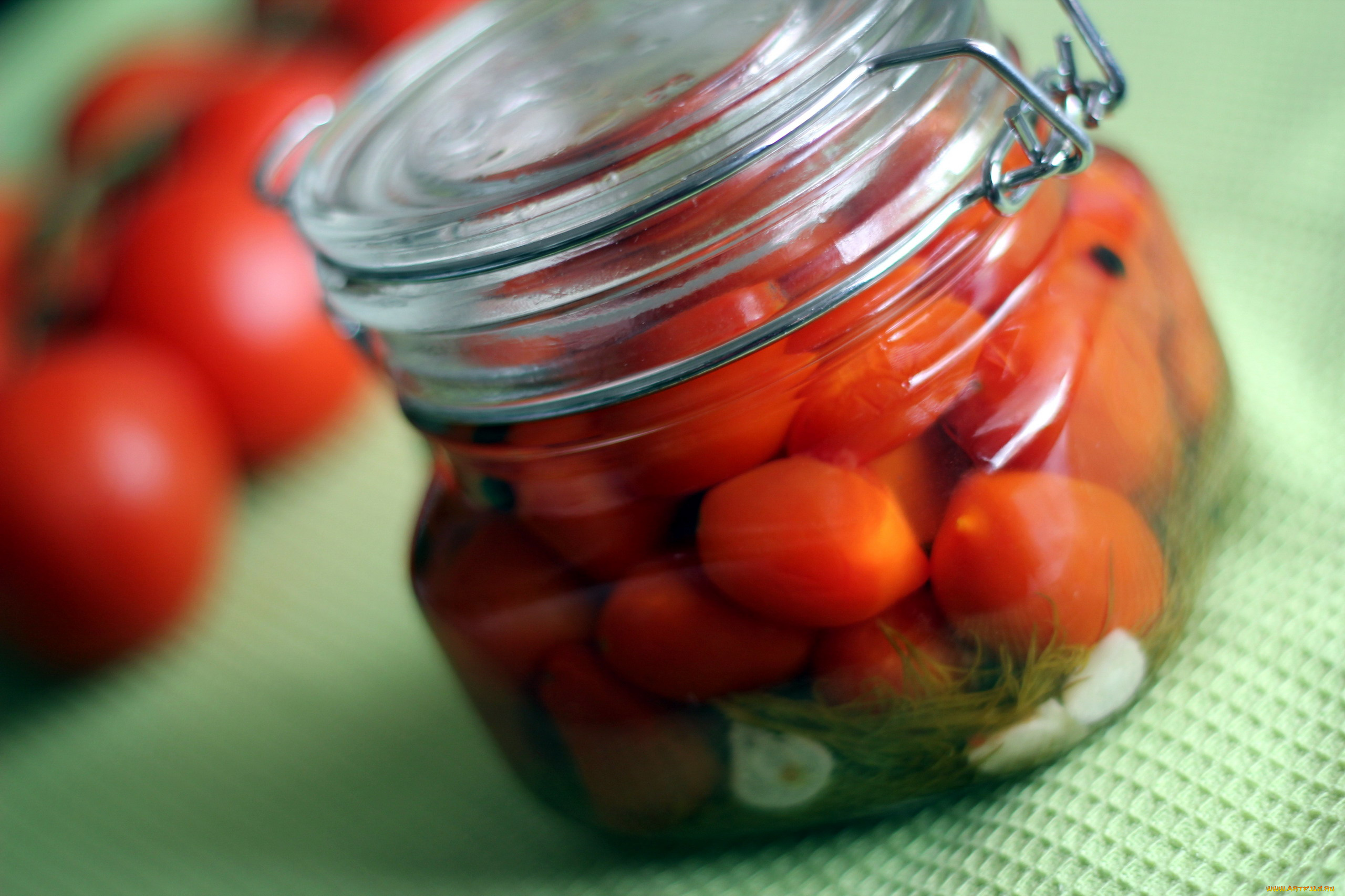 еда, консервация, черри, помидоры, маринад, банка