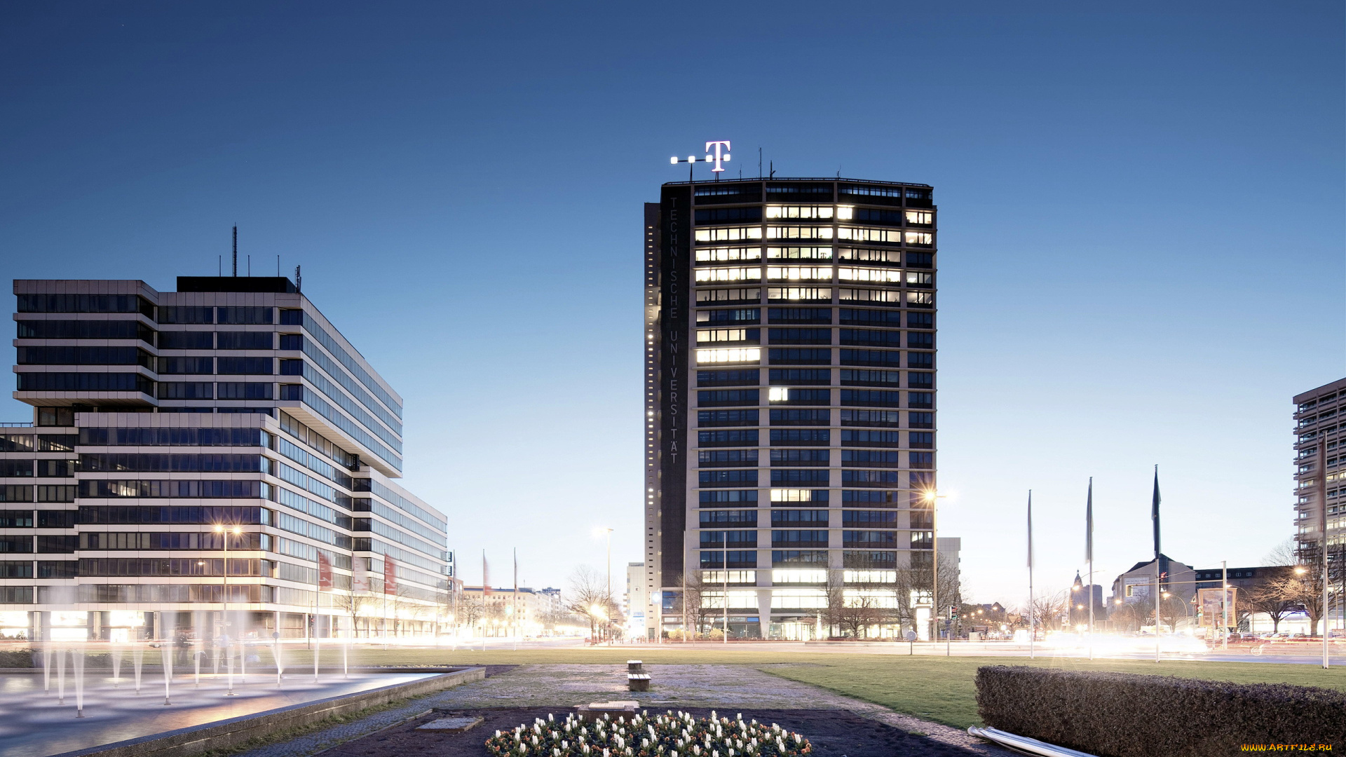 города, берлин, , германия, небоскреб