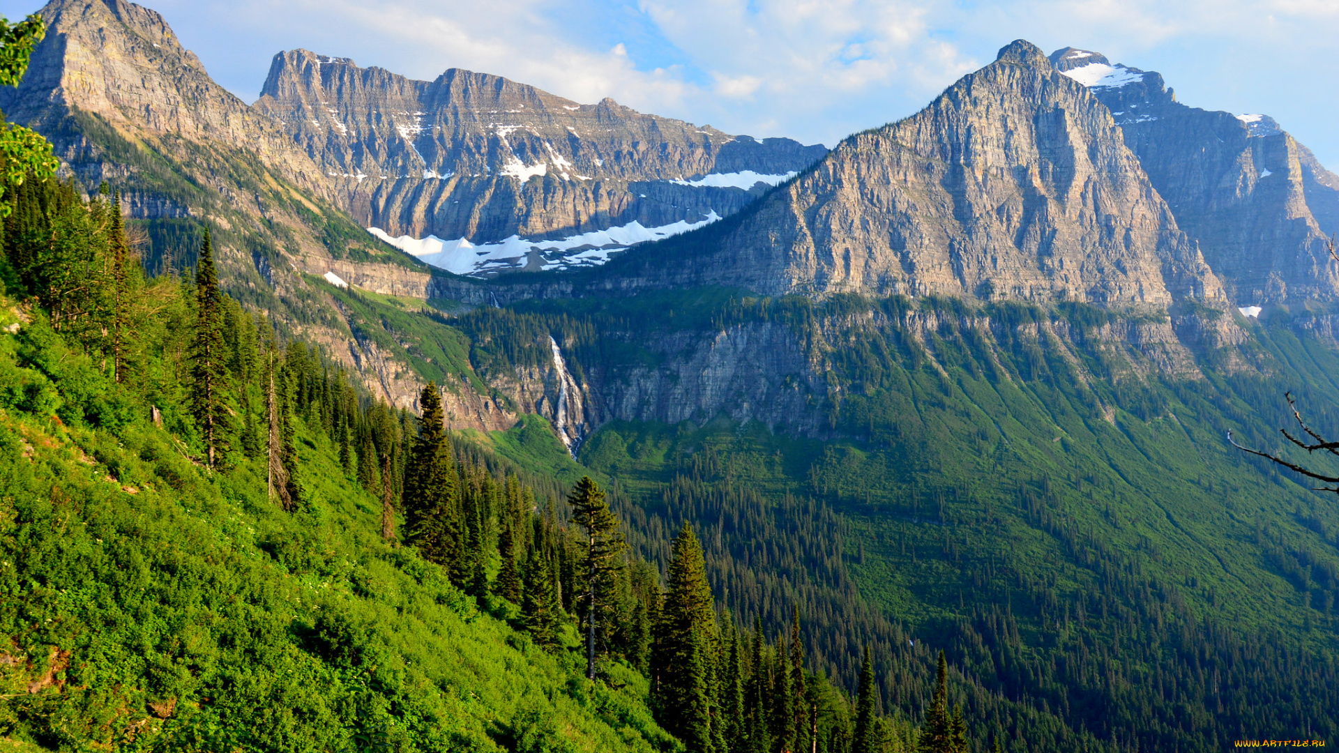 природа, горы, простор