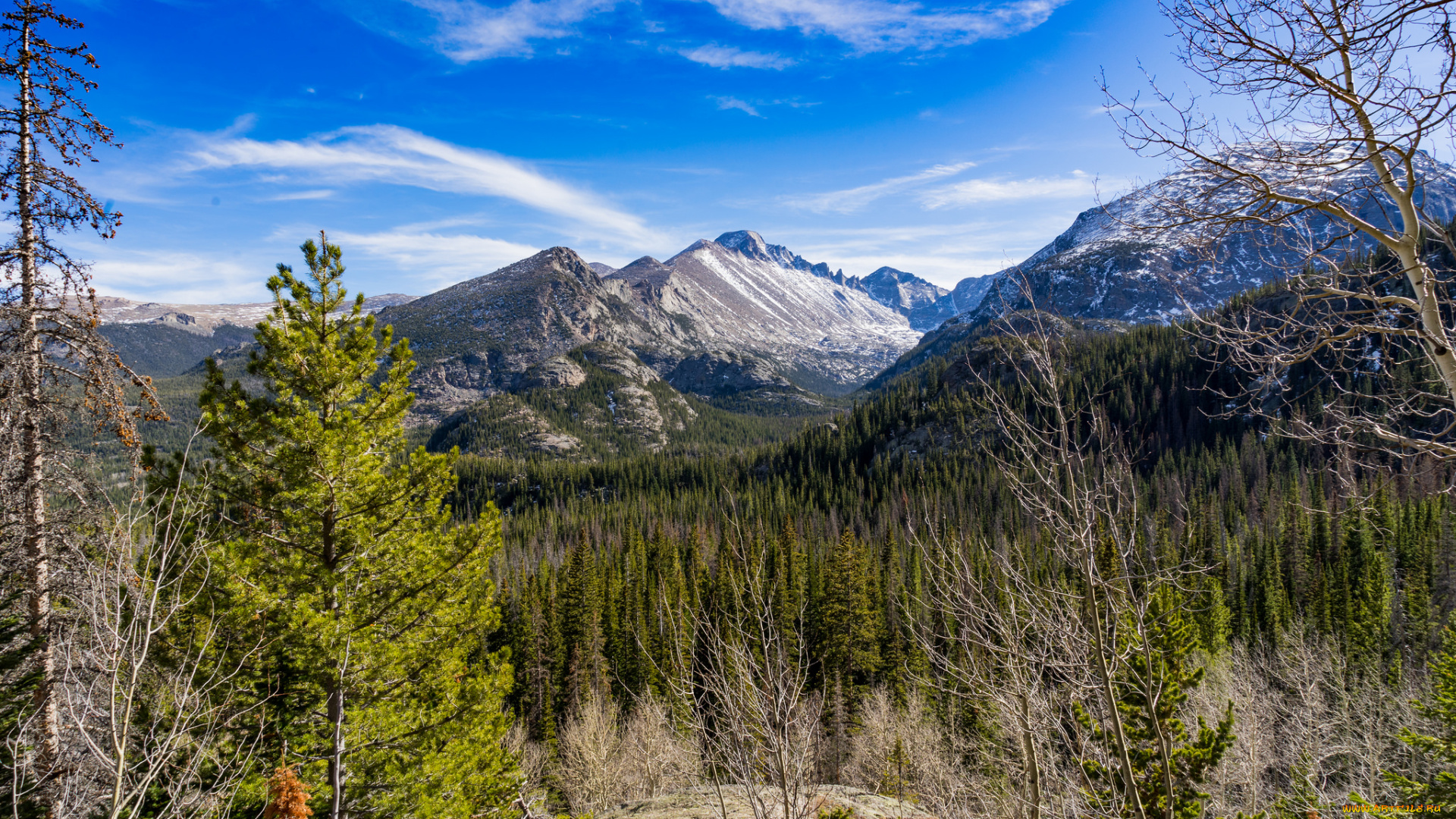 природа, горы, простор