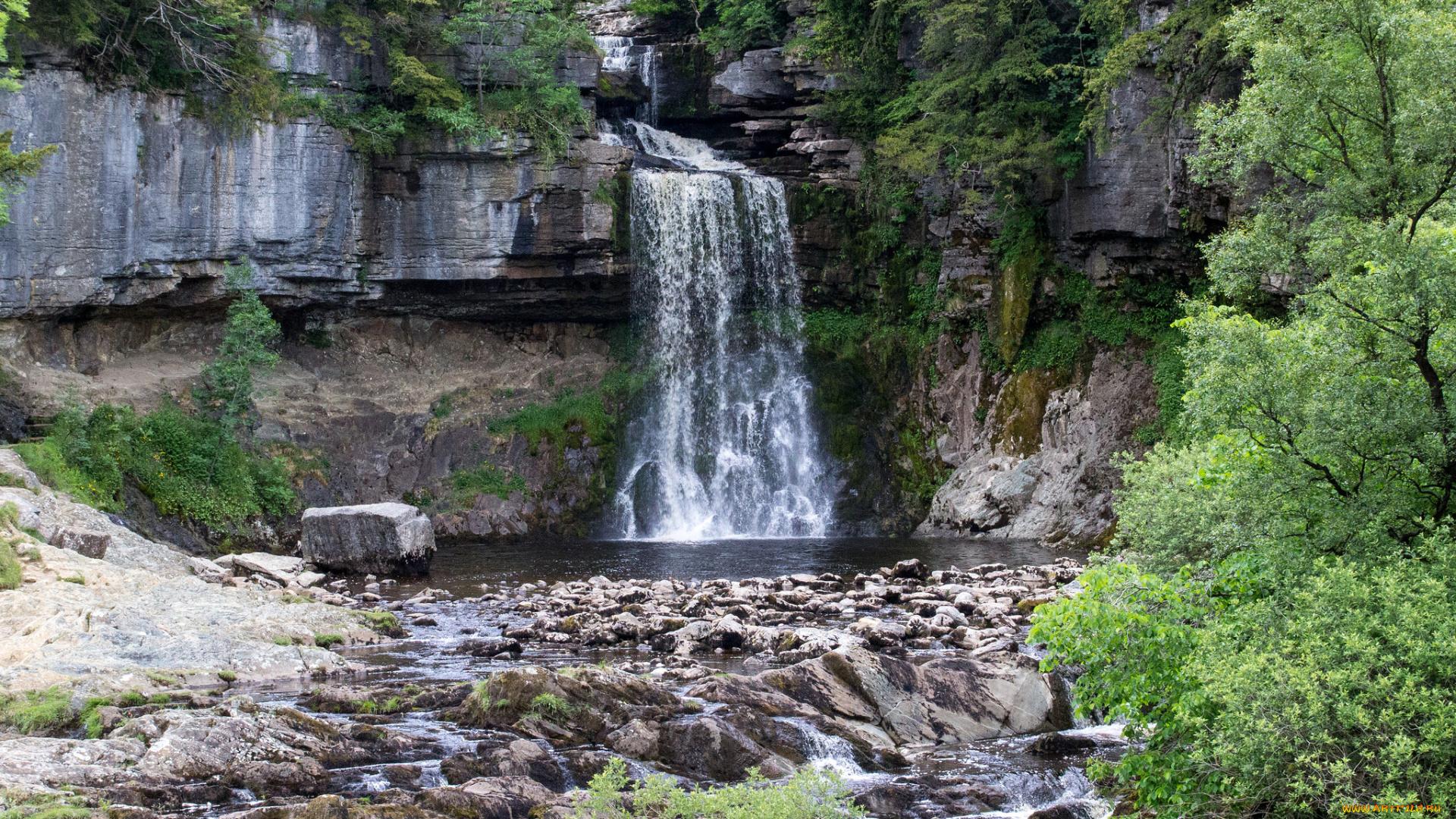 природа, водопады, простор