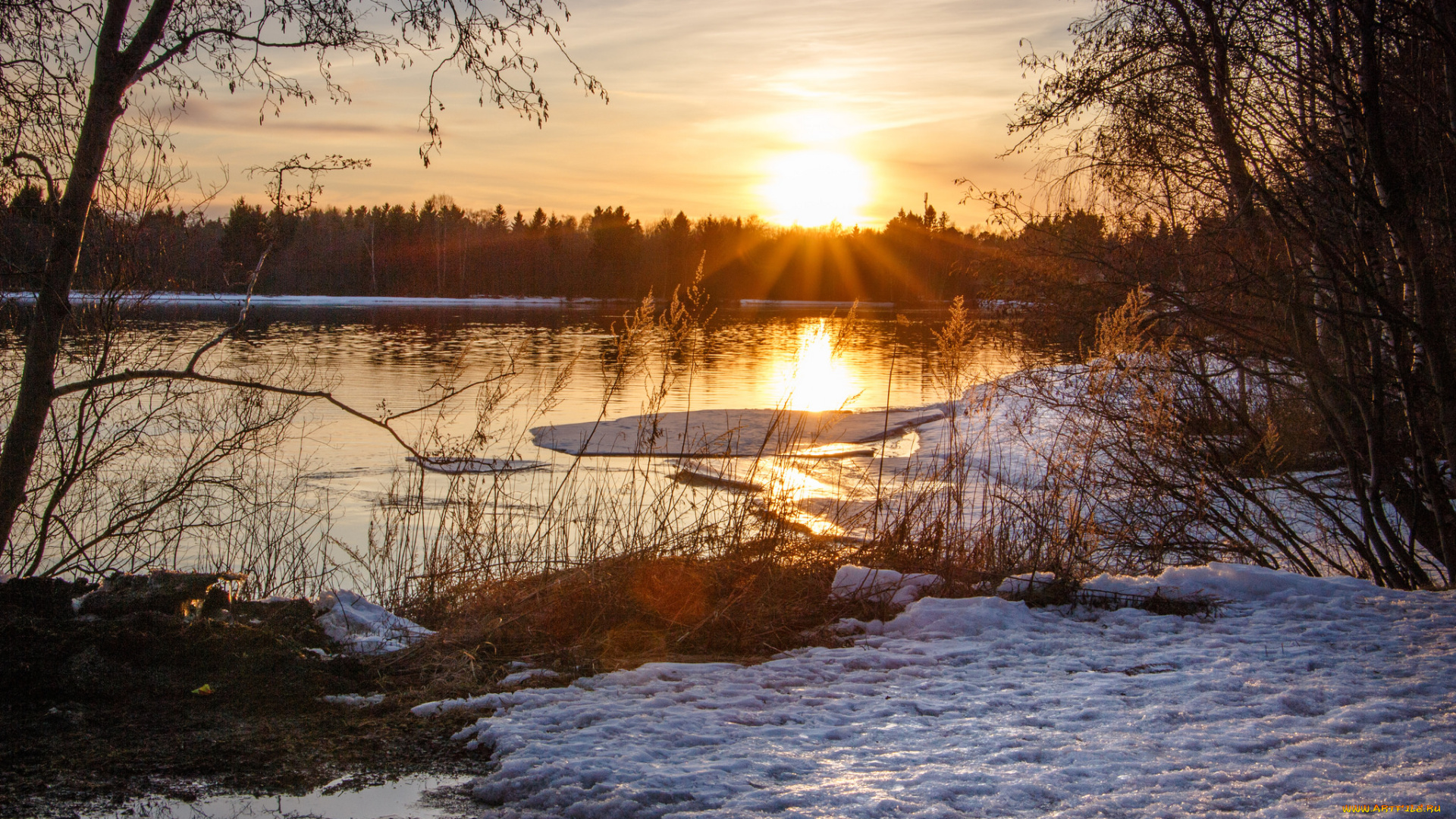 природа, восходы, закаты, простор