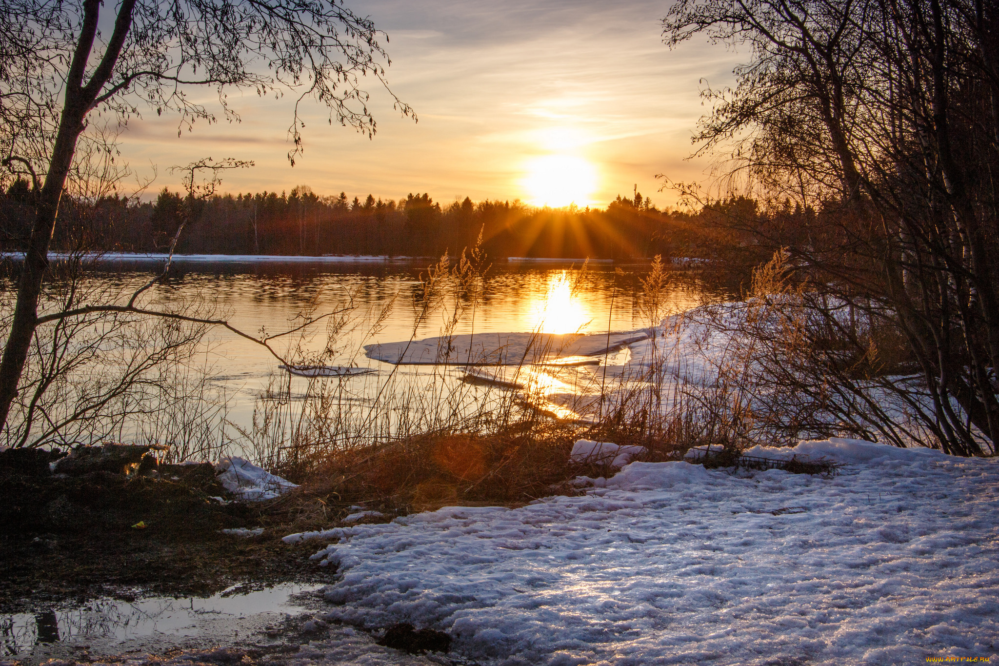 природа, восходы, закаты, простор