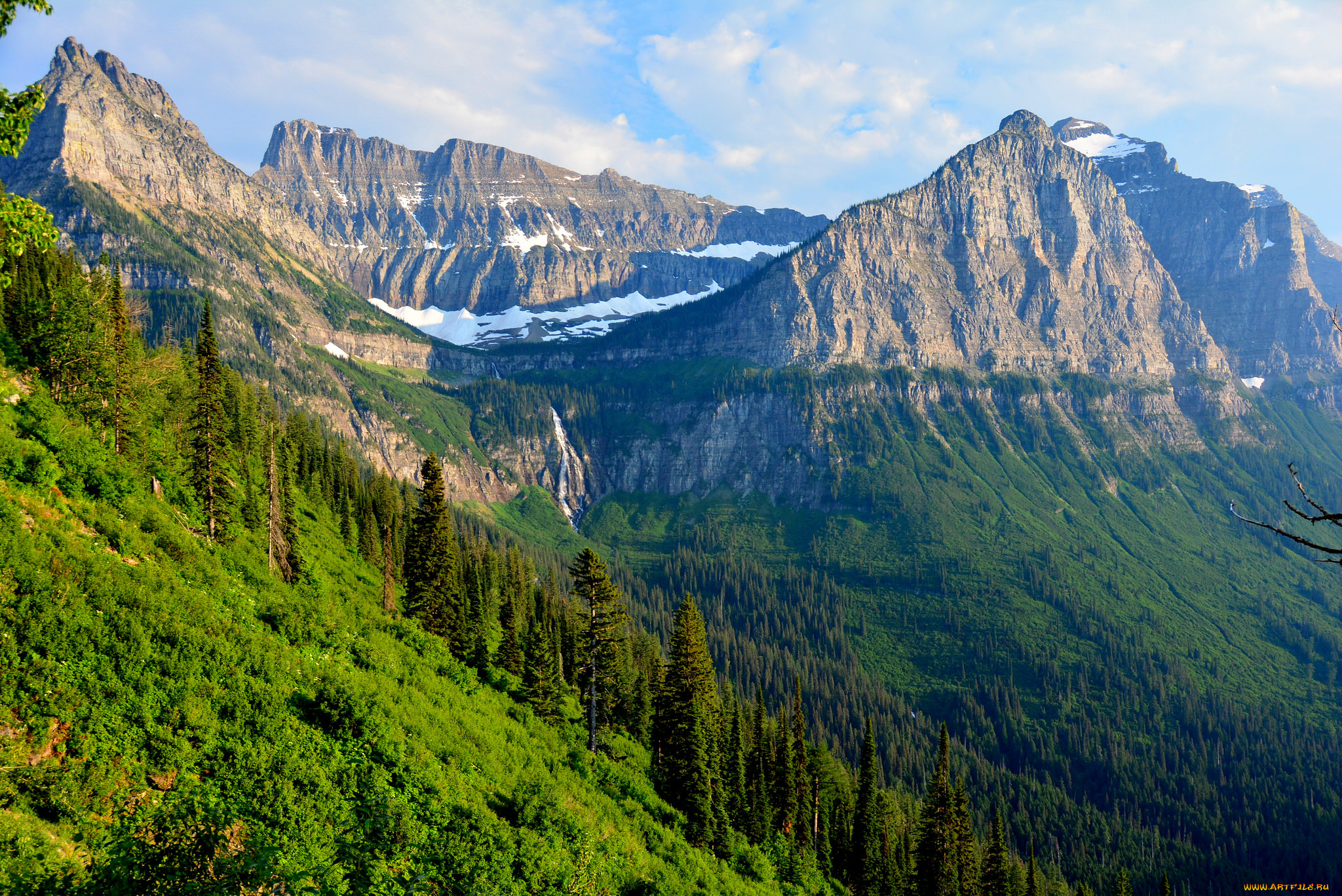 природа, горы, простор