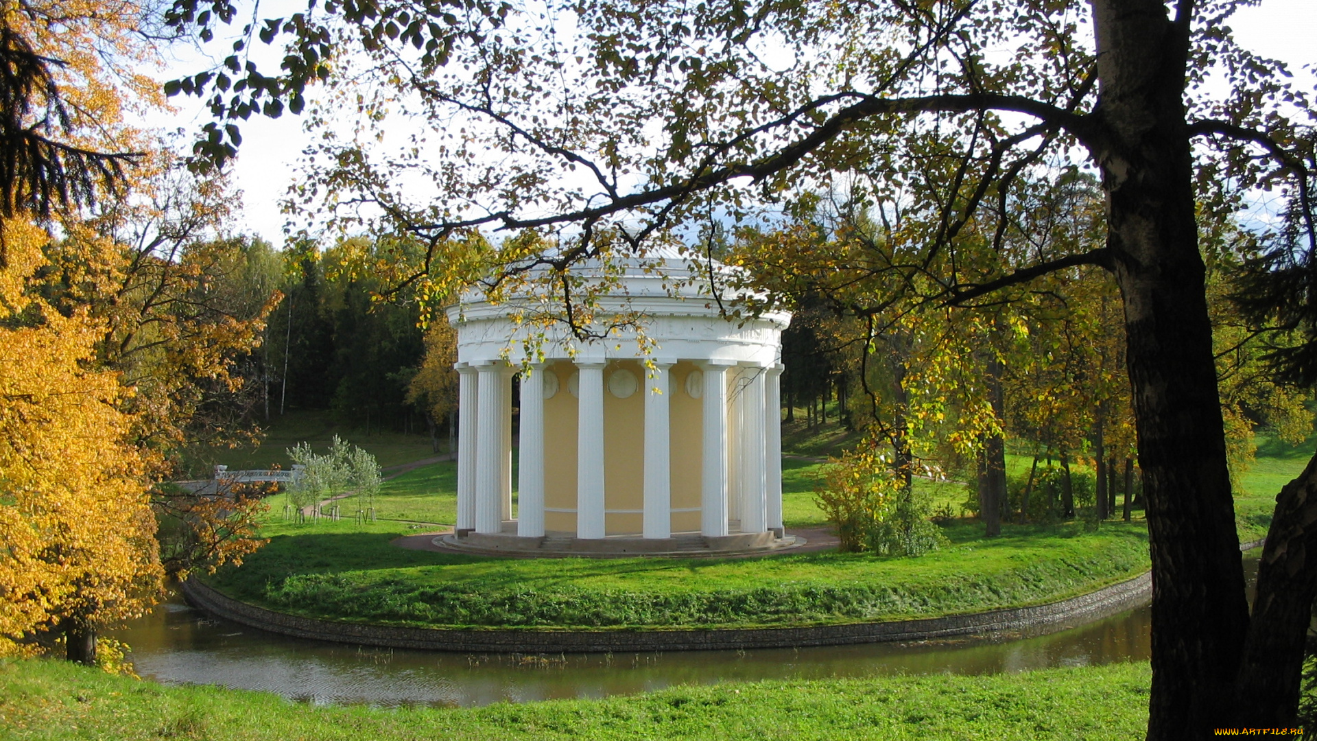 павловск, города, санкт-петербург, , петергоф, , россия, беседка, парк, санкт-, петербург