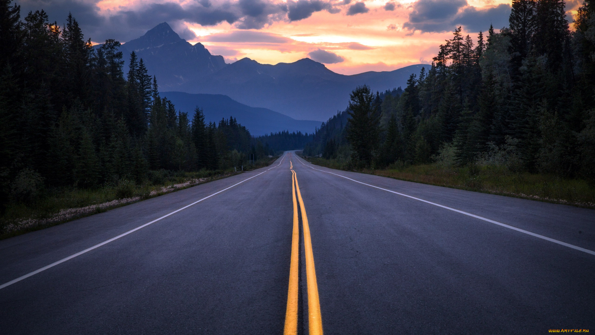 природа, дороги, шоссе