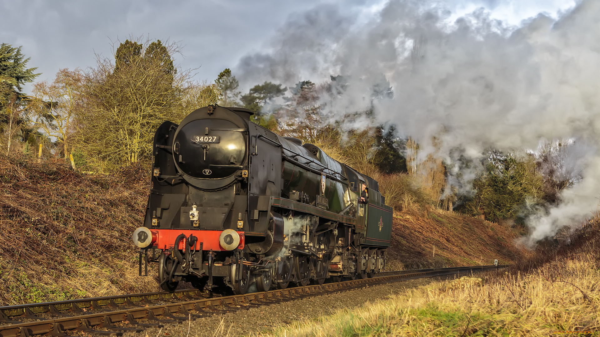 техника, паровозы, локомотив, состав