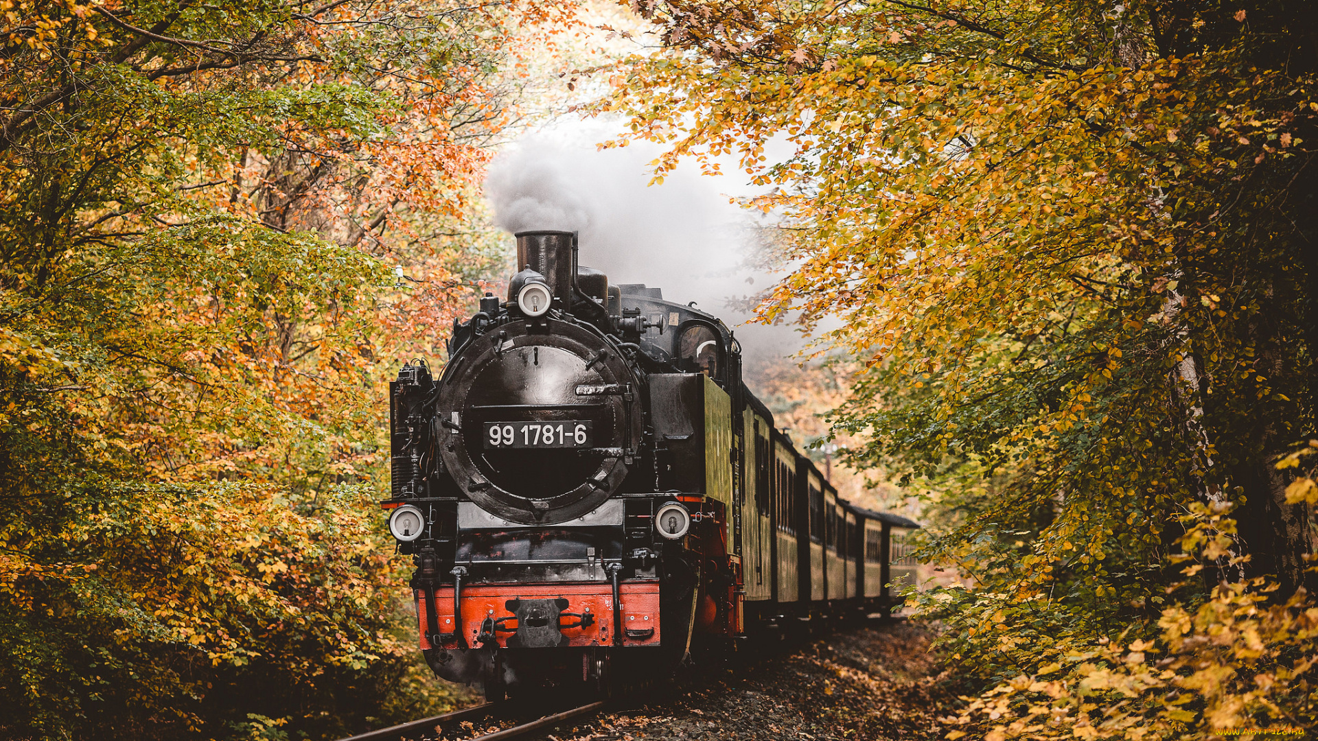 техника, паровозы, локомотив, состав