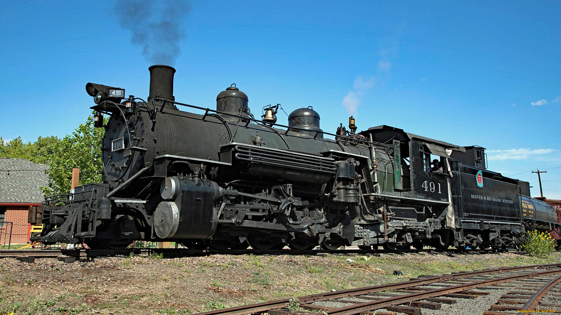 техника, паровозы, локомотив, состав