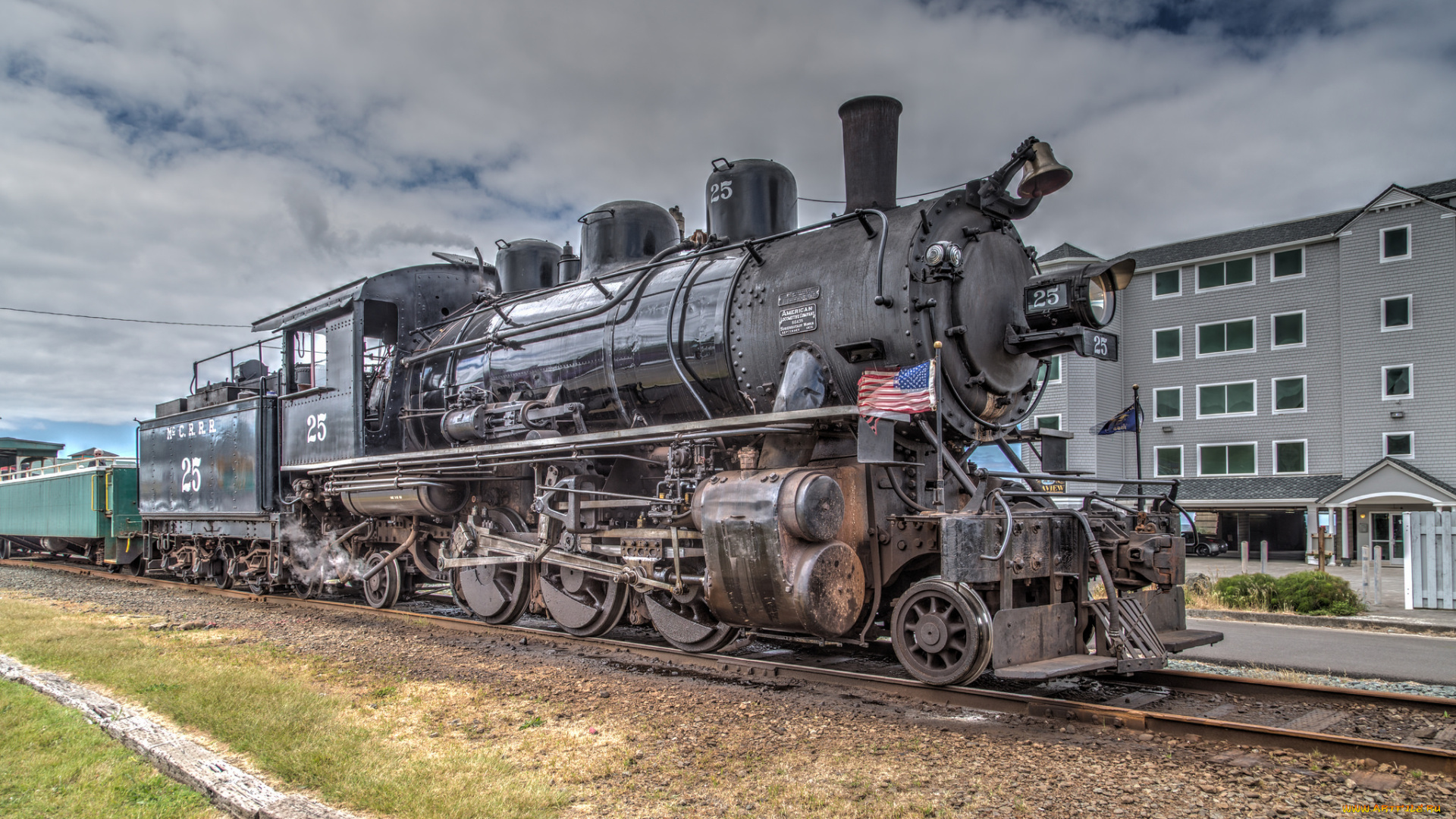 техника, паровозы, локомотив, состав