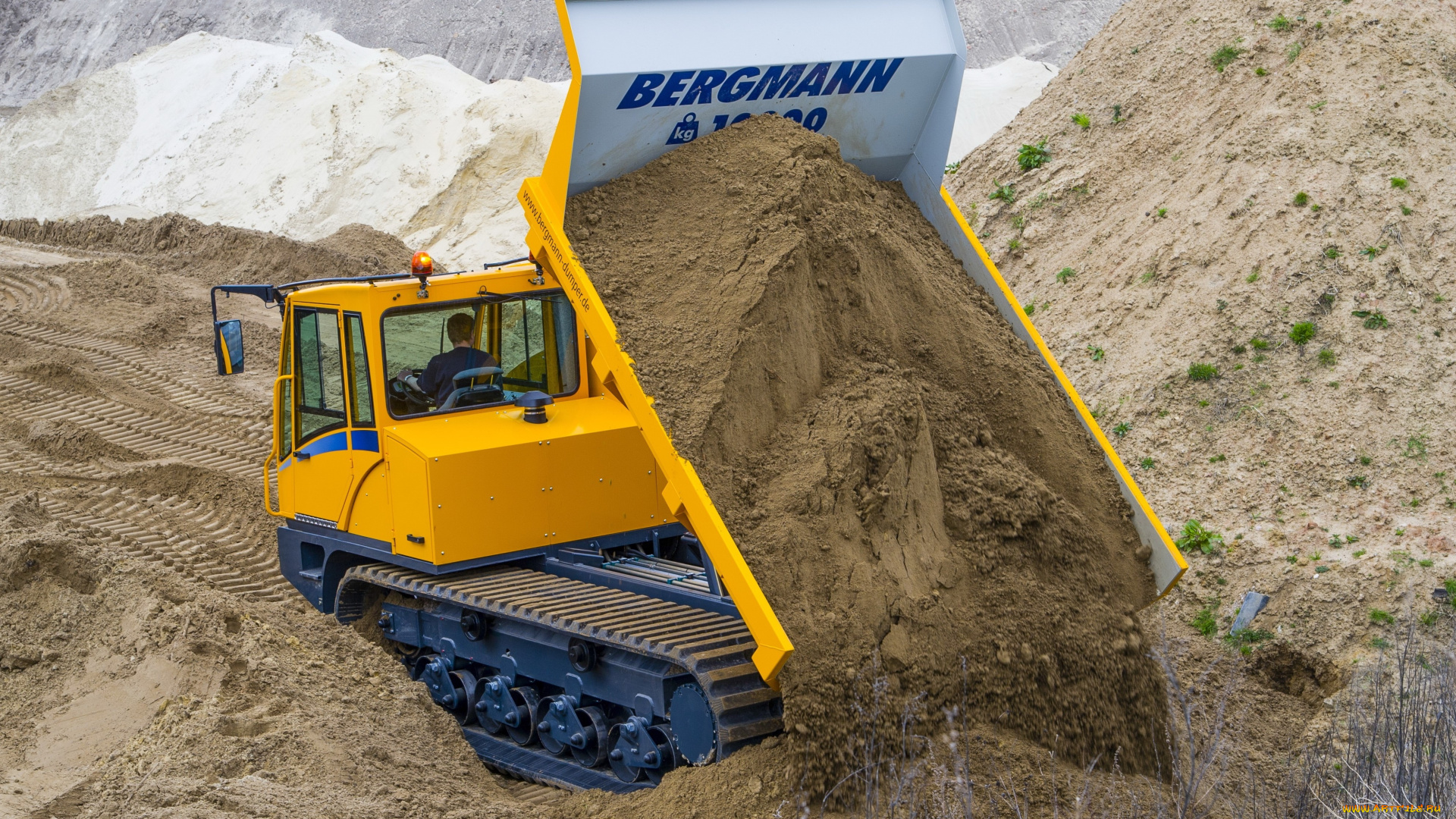техника, строительная, техника, bergmann