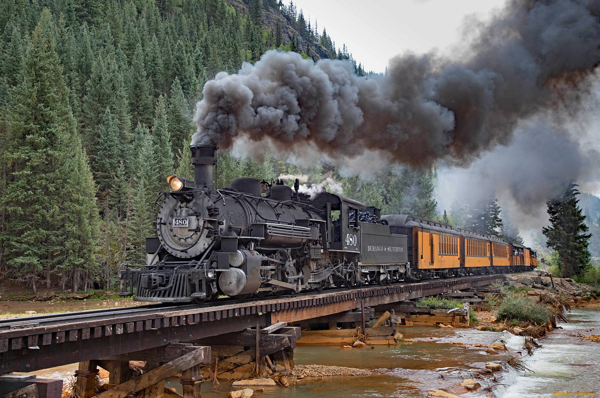 техника, паровозы, локомотив, состав