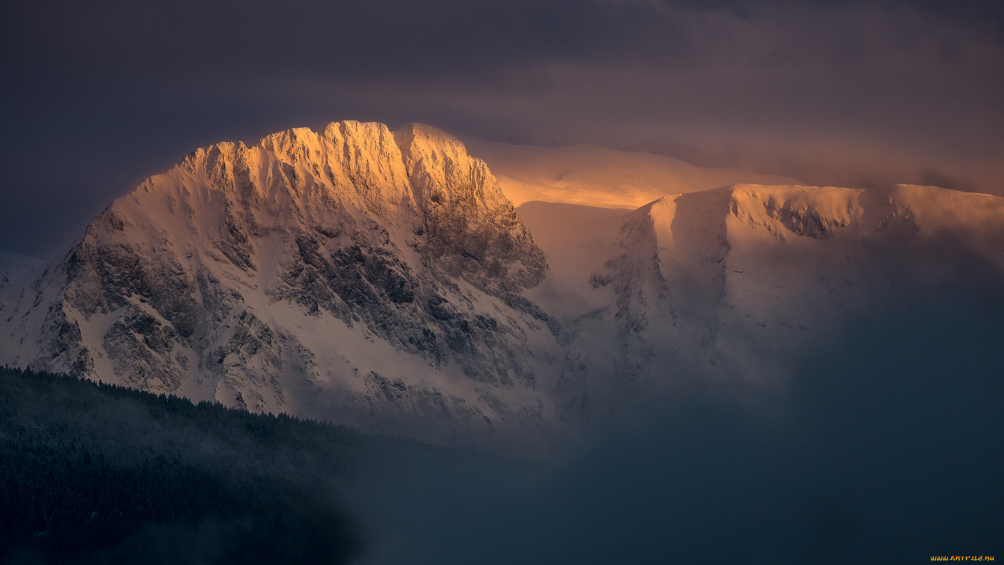 природа, горы, простор