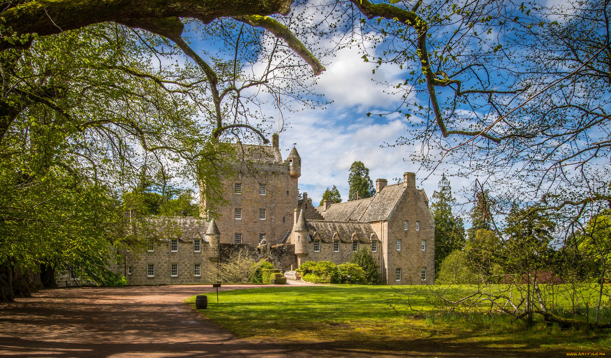 cawdor, castle, города, замки, англии, простор