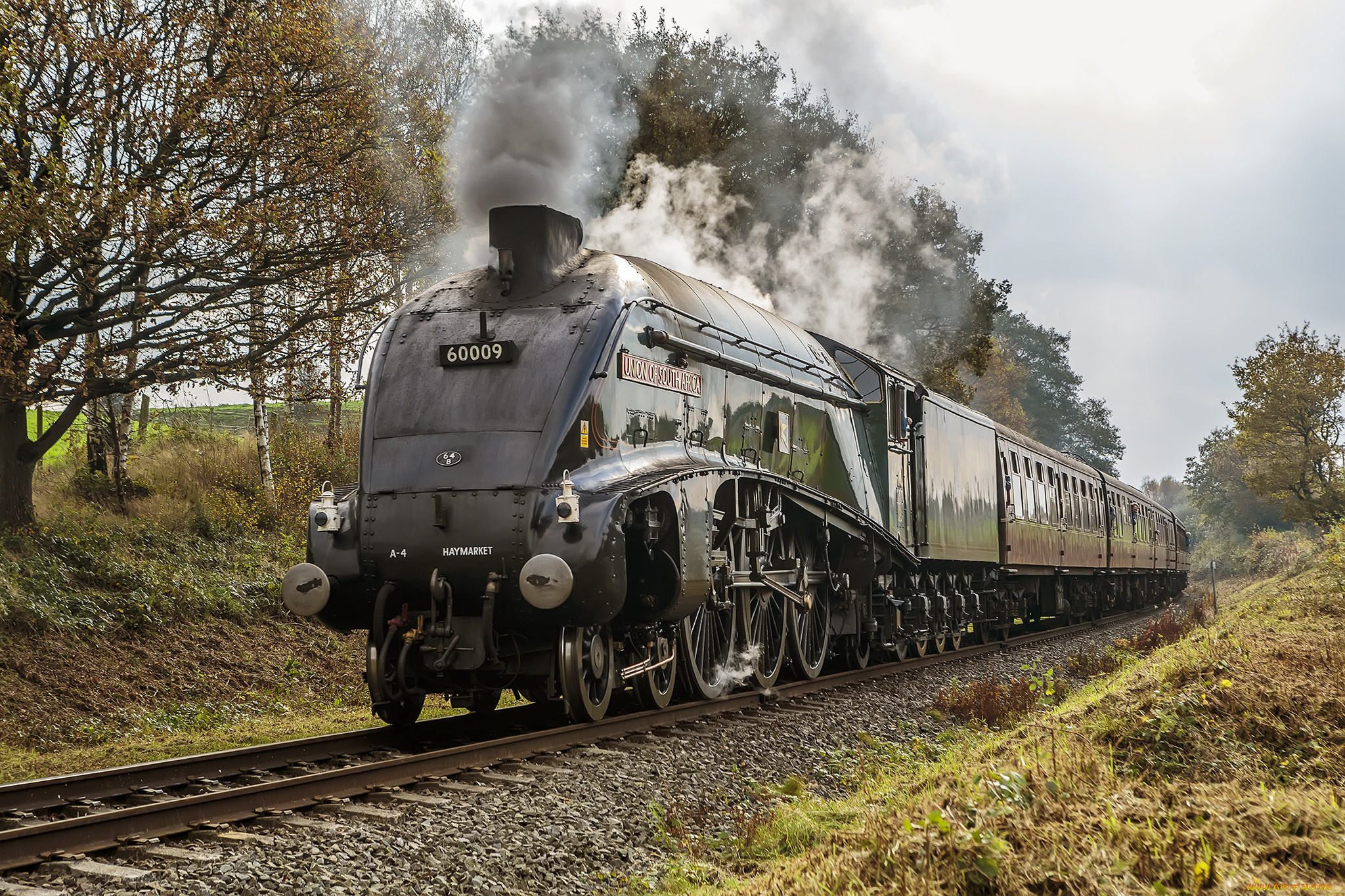 техника, паровозы, локомотив, состав