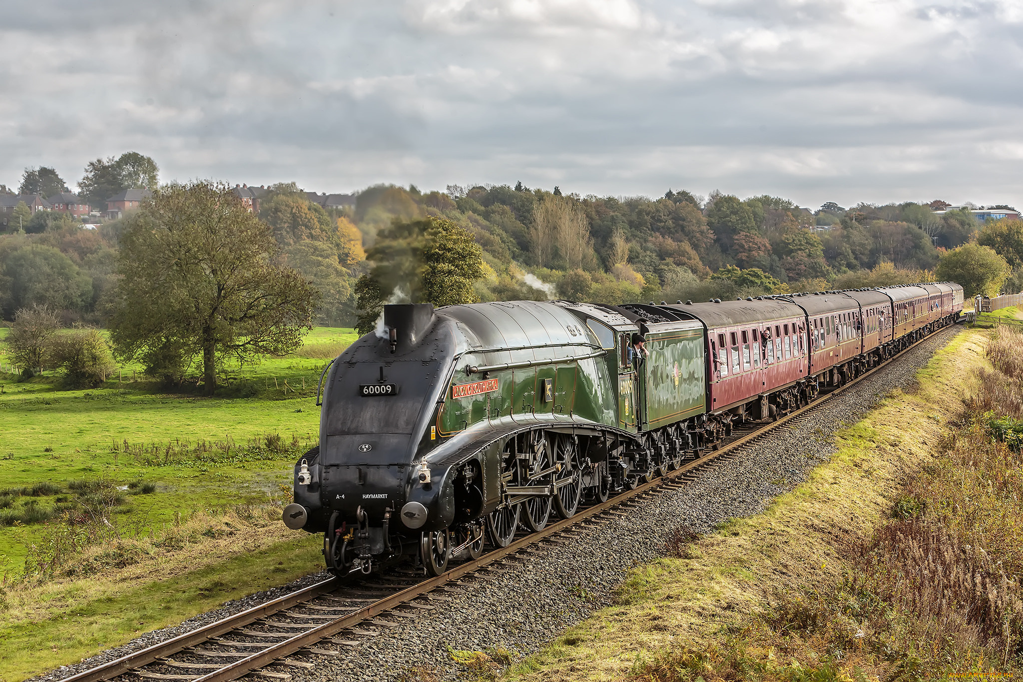 техника, паровозы, локомотив, состав