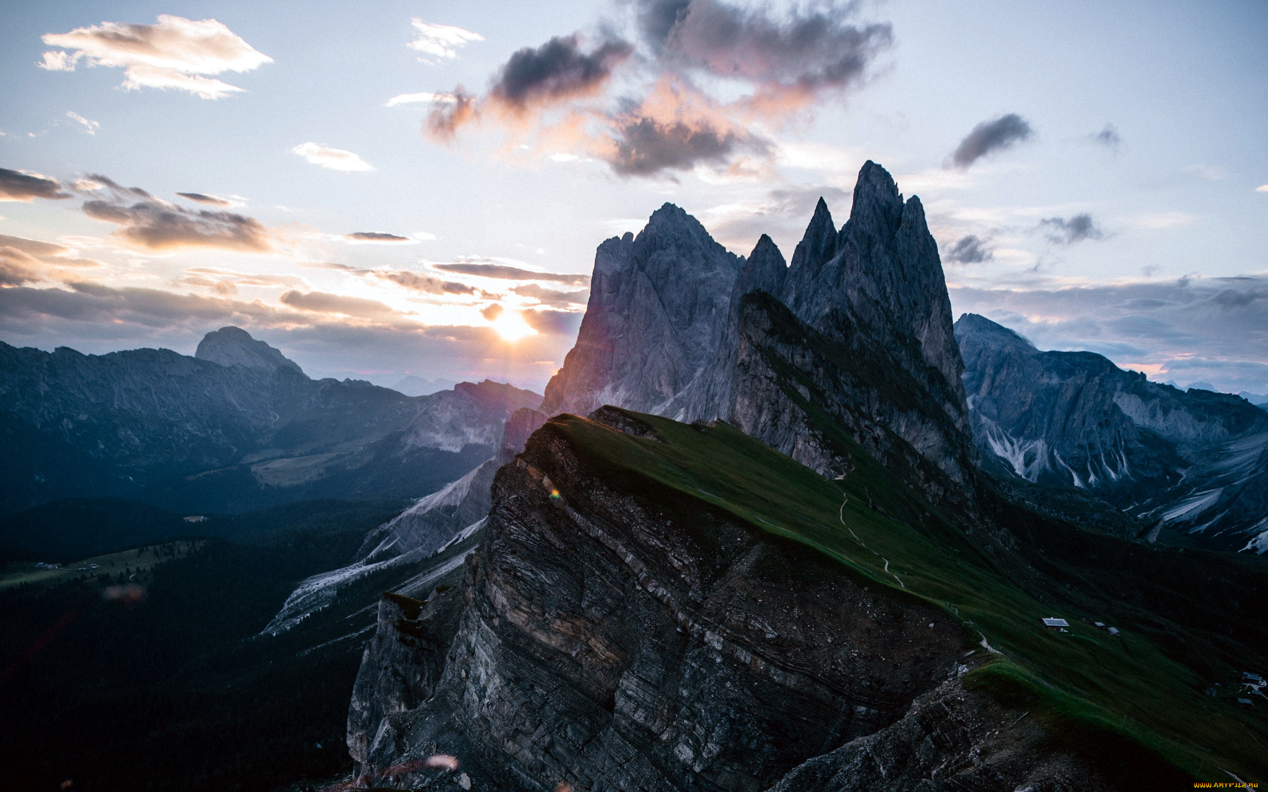 природа, горы, вершины