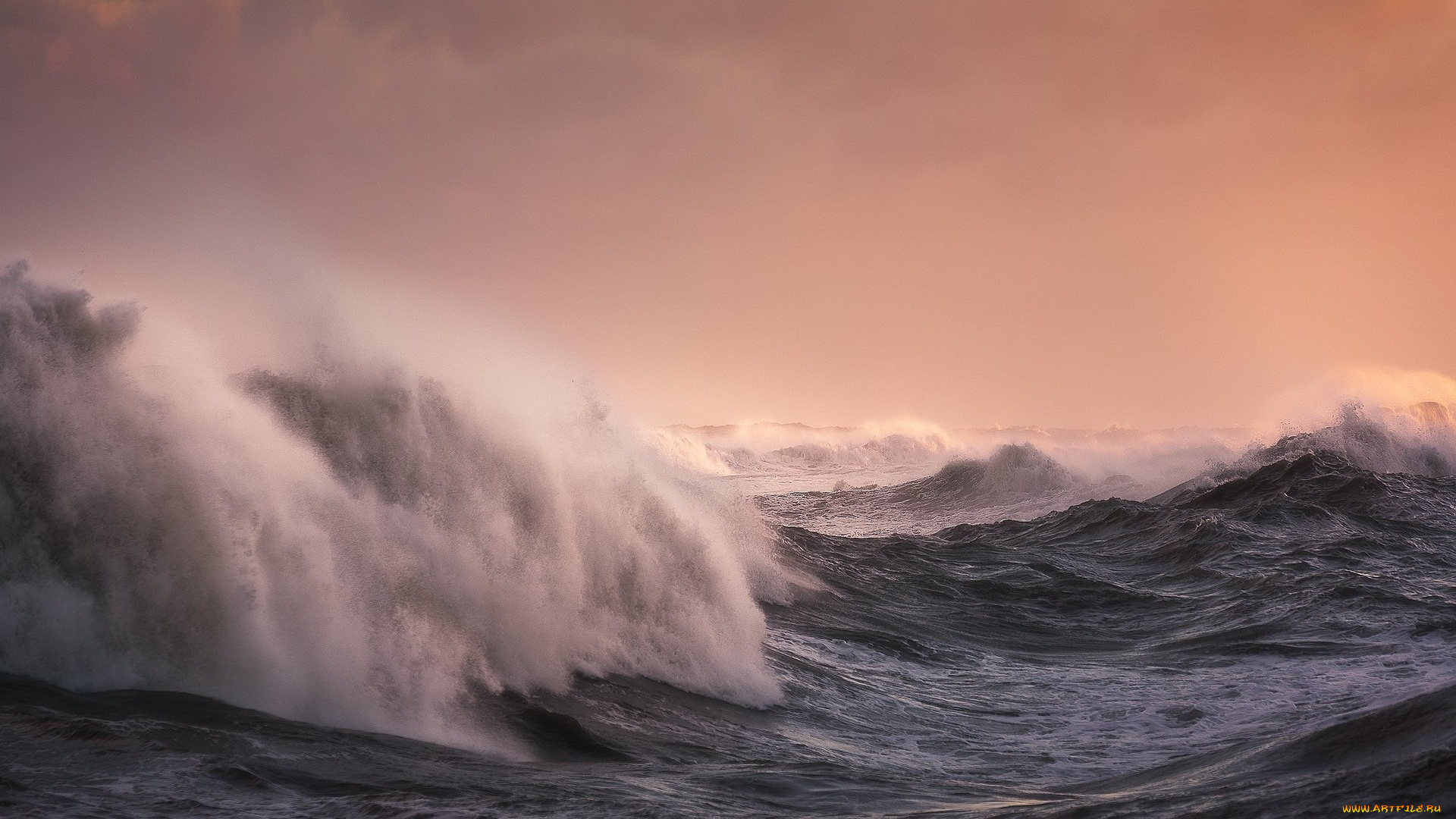 природа, моря, океаны, волны, море