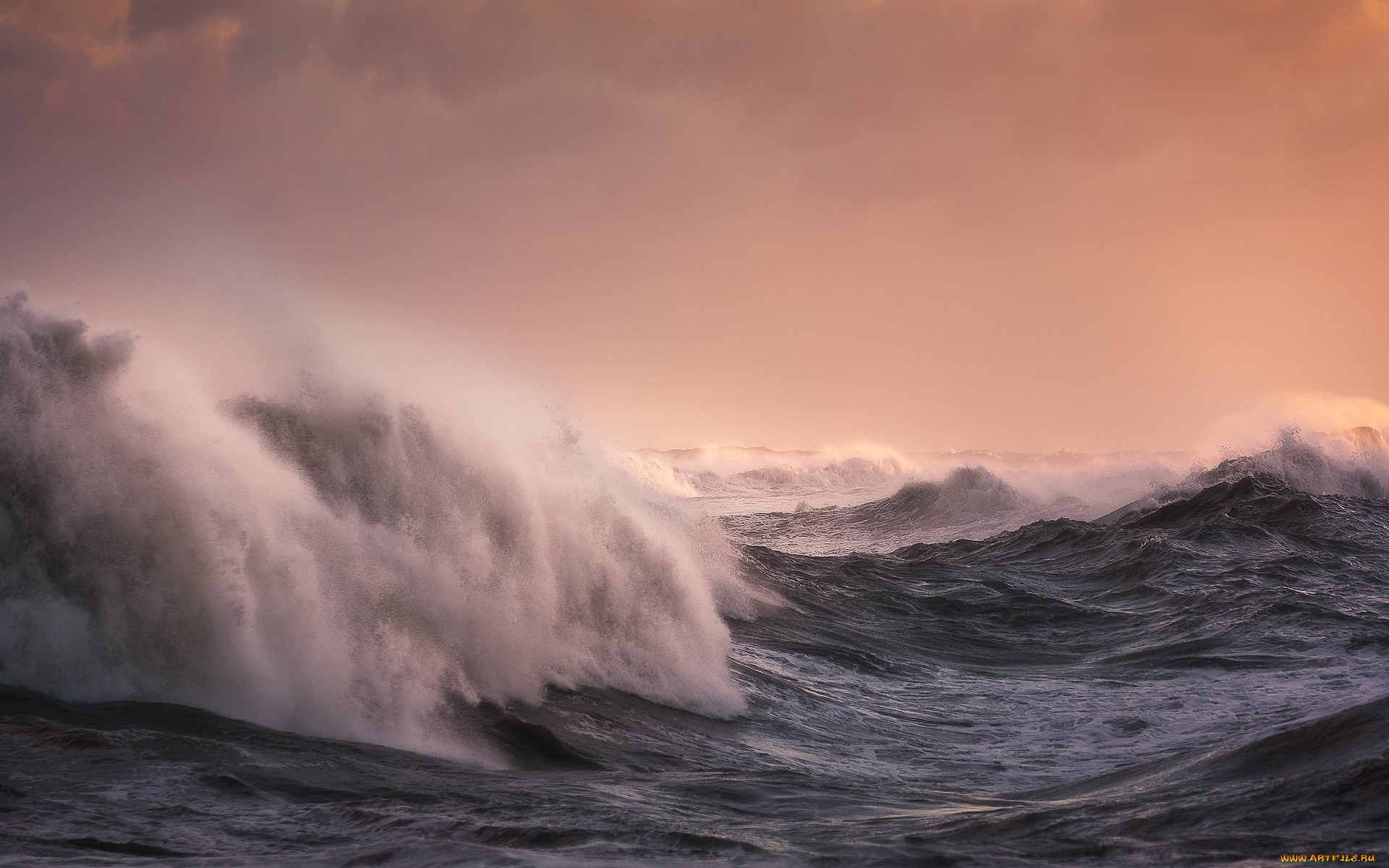 природа, моря, океаны, волны, море