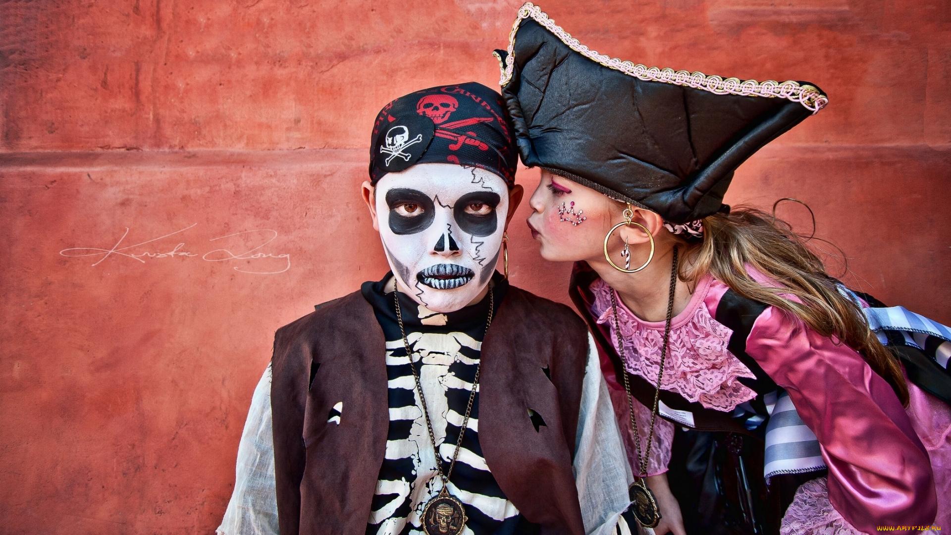 разное, маски, , карнавальные, костюмы, мальчик, девочка, костюмы, бодиарт, стена