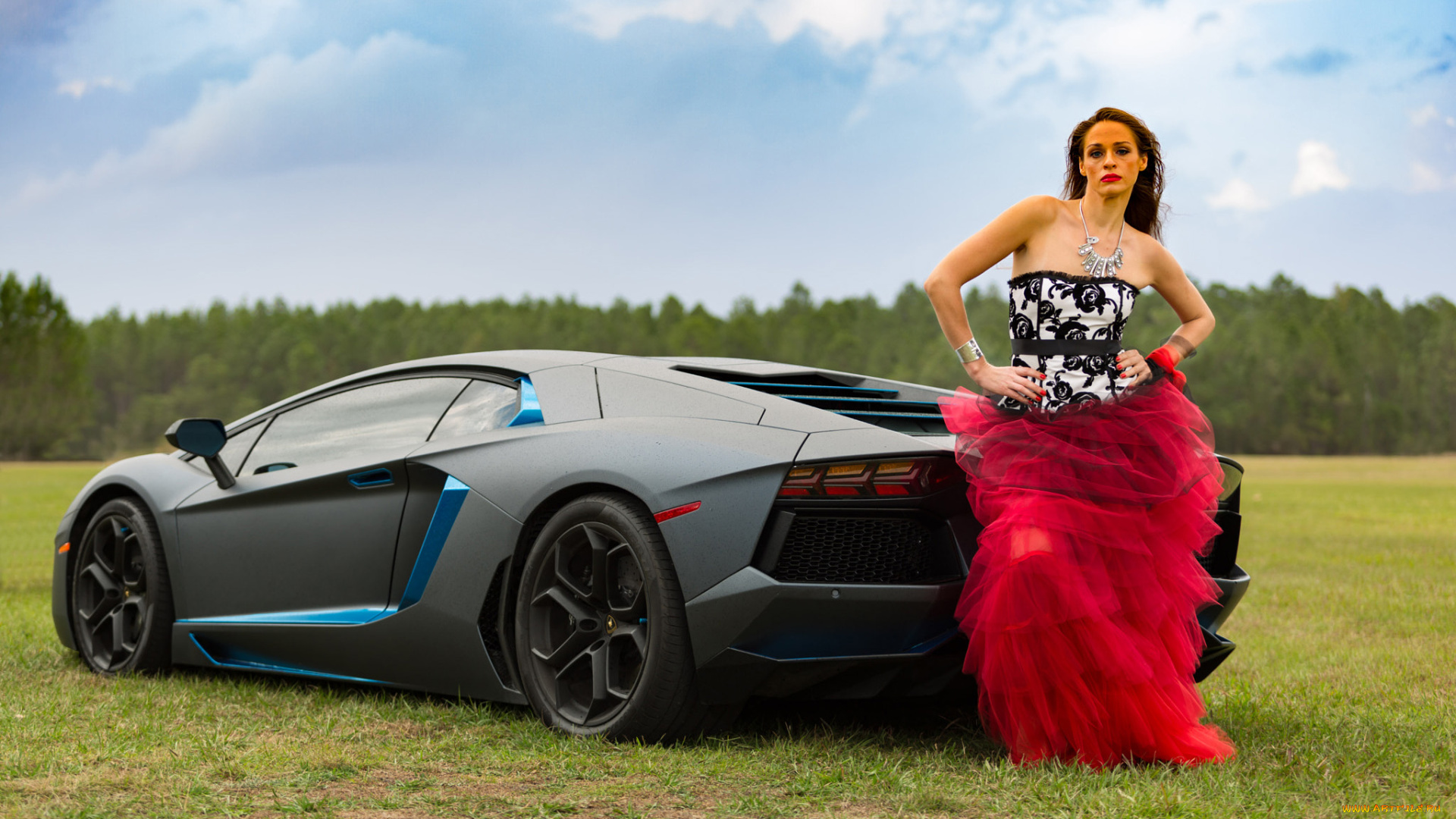 автомобили, -авто, с, девушками, красивая, девушка