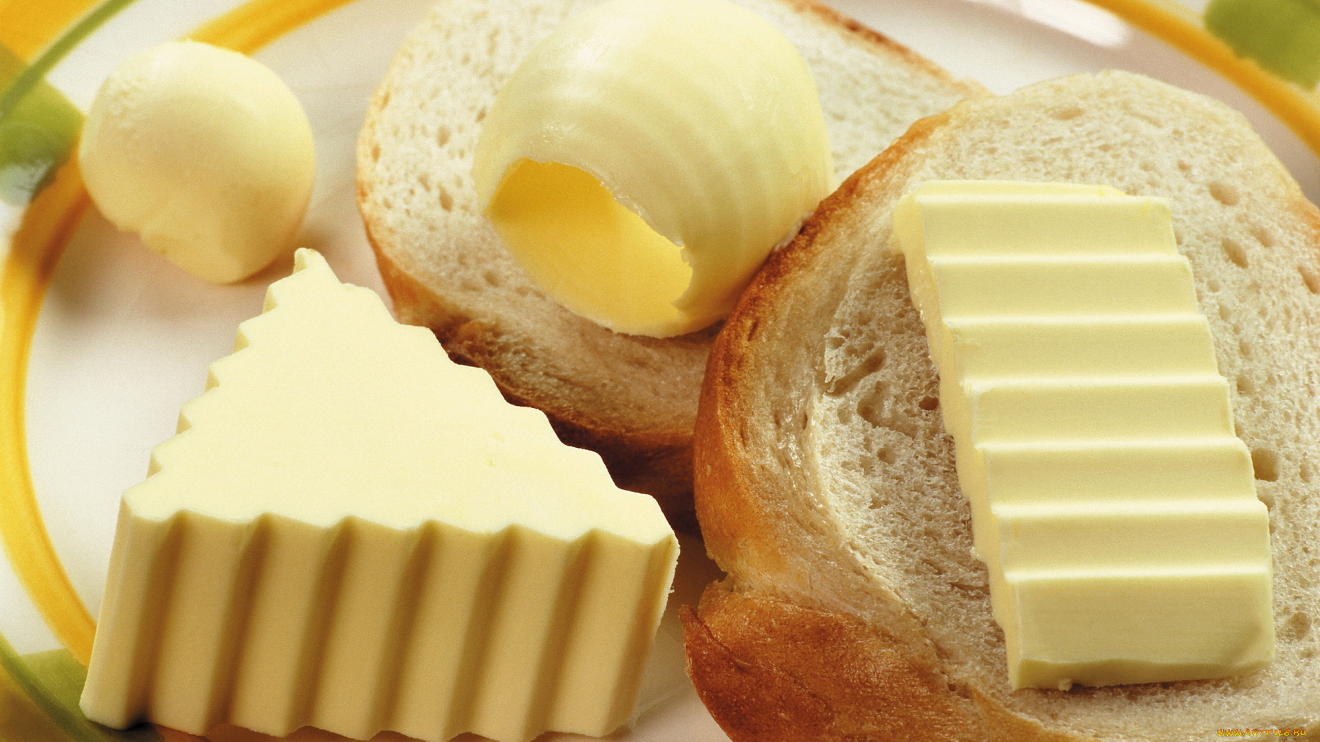 еда, масло, , молочные, продукты, сливочное, батон, ломтики