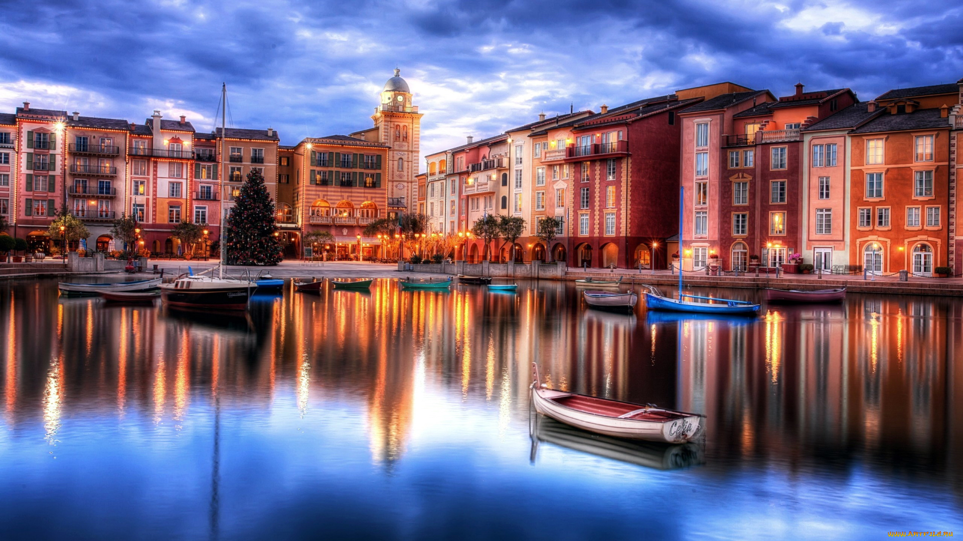 корабли, разные, вместе, набережная, лодки, катера