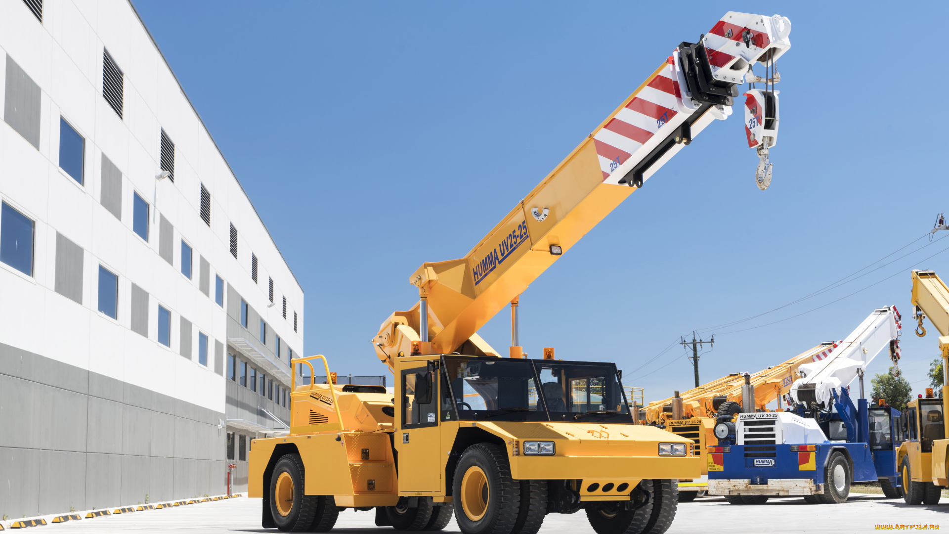 техника, краны, humma