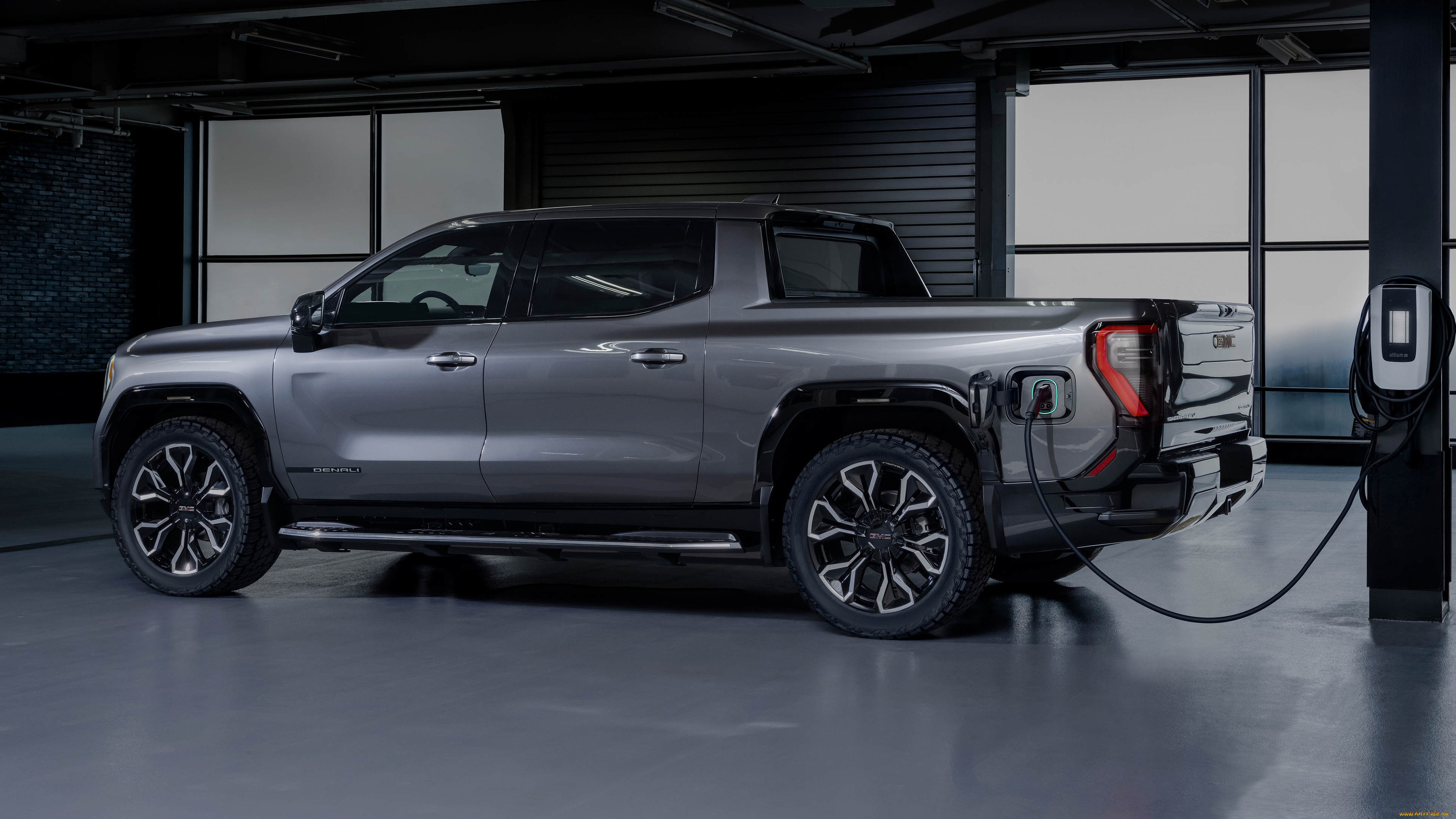 автомобили, gm-gmc, gmc, sierra, ev, denali, edition1, 2024, пикап, профиль, электромобиль