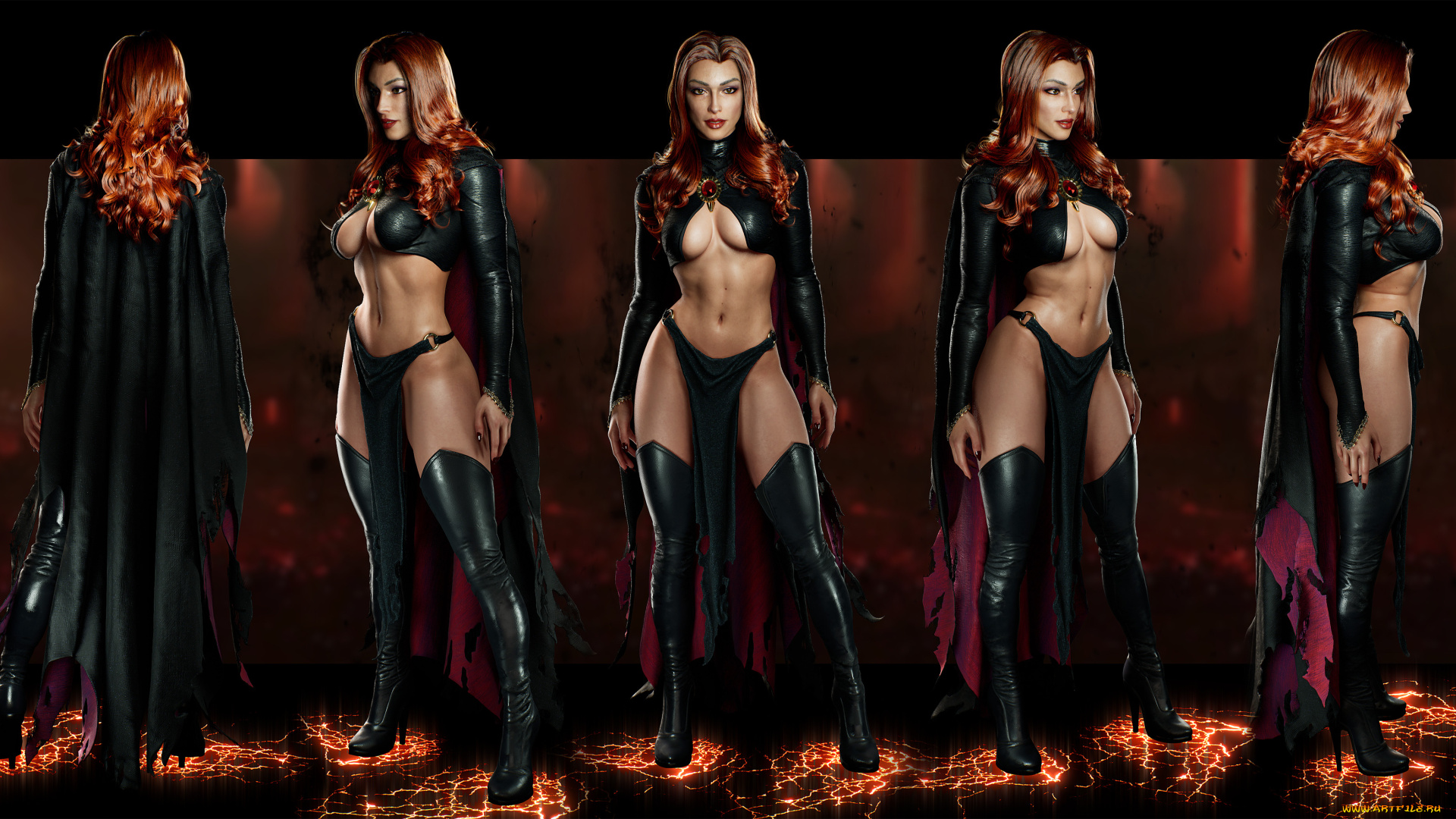 3д, графика, мультфильмы, и, в, игры, the, goblin, queen, madelyne, pryor