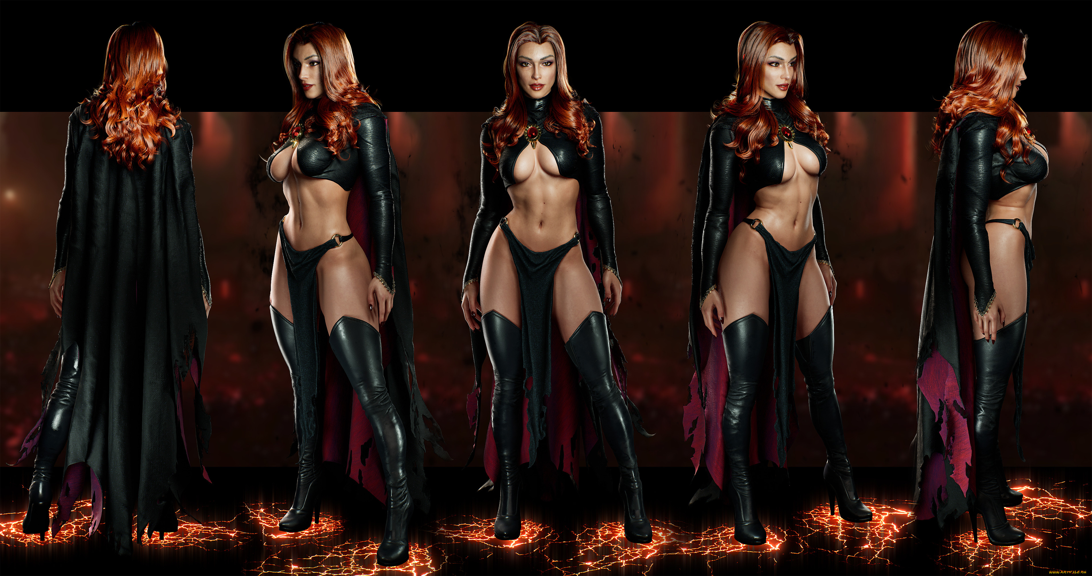 3д, графика, мультфильмы, и, в, игры, the, goblin, queen, madelyne, pryor