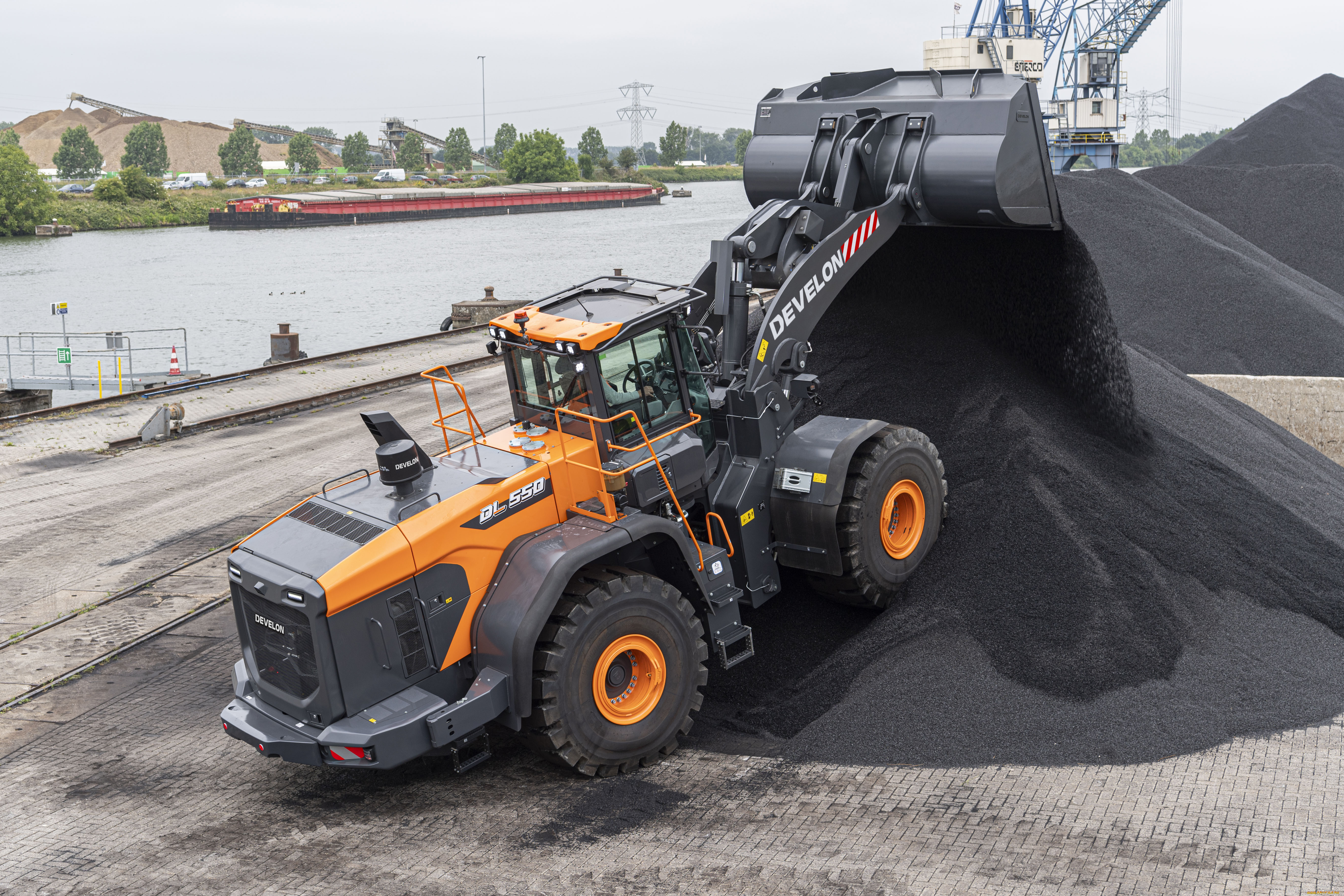 техника, фронтальные, погрузчики, develon