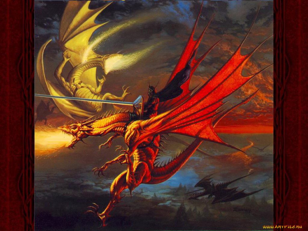 фэнтези, драконы