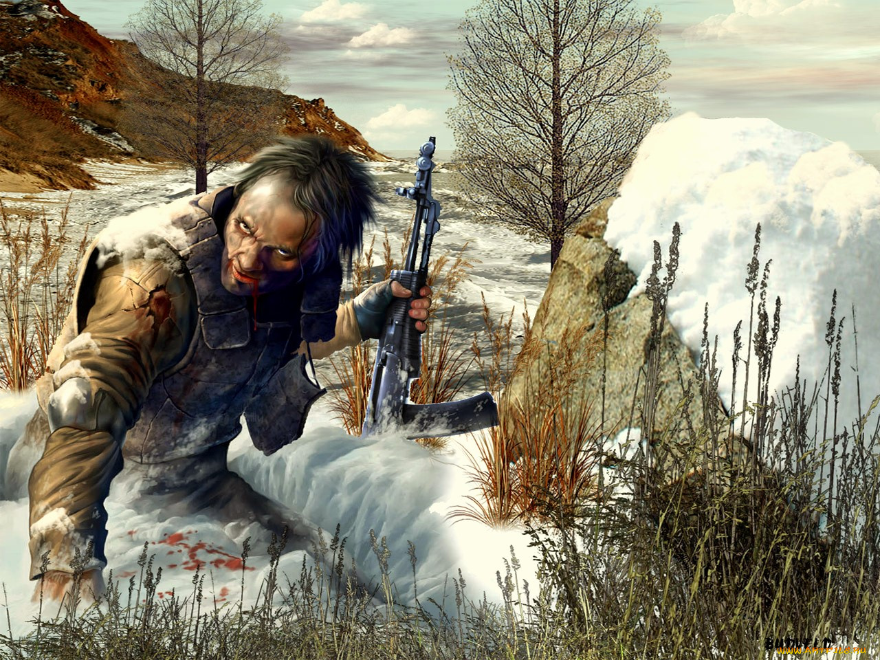 партизан, фэнтези, люди