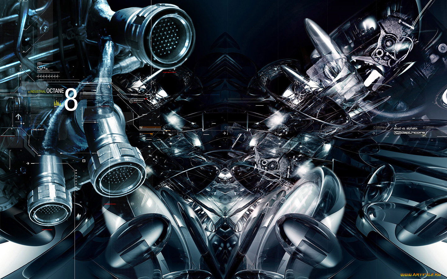 3д, графика, abstract, абстракции