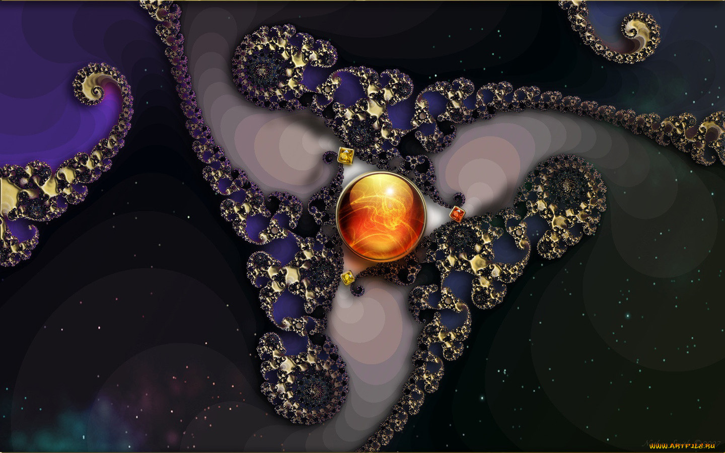 3д, графика, fractal, фракталы