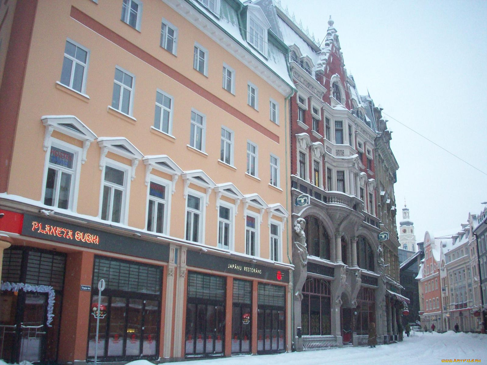 старая, рига, города, латвия