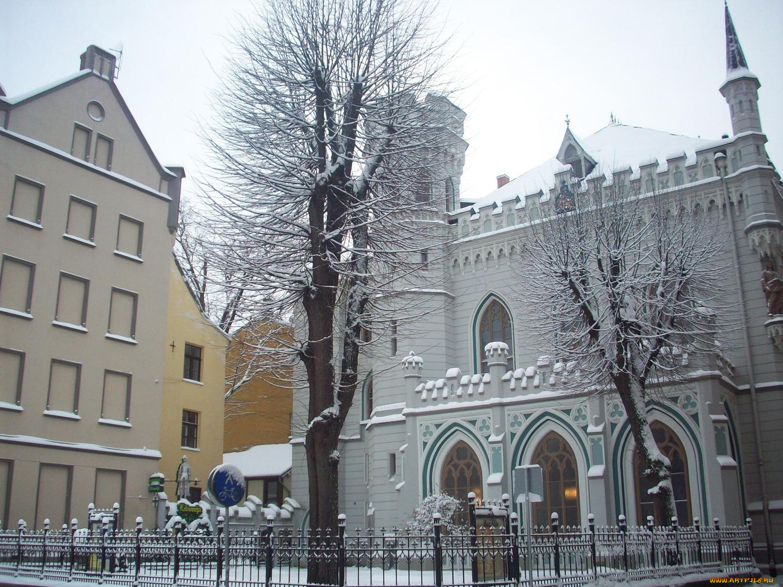 старая, рига, малая, гильдия, города, латвия