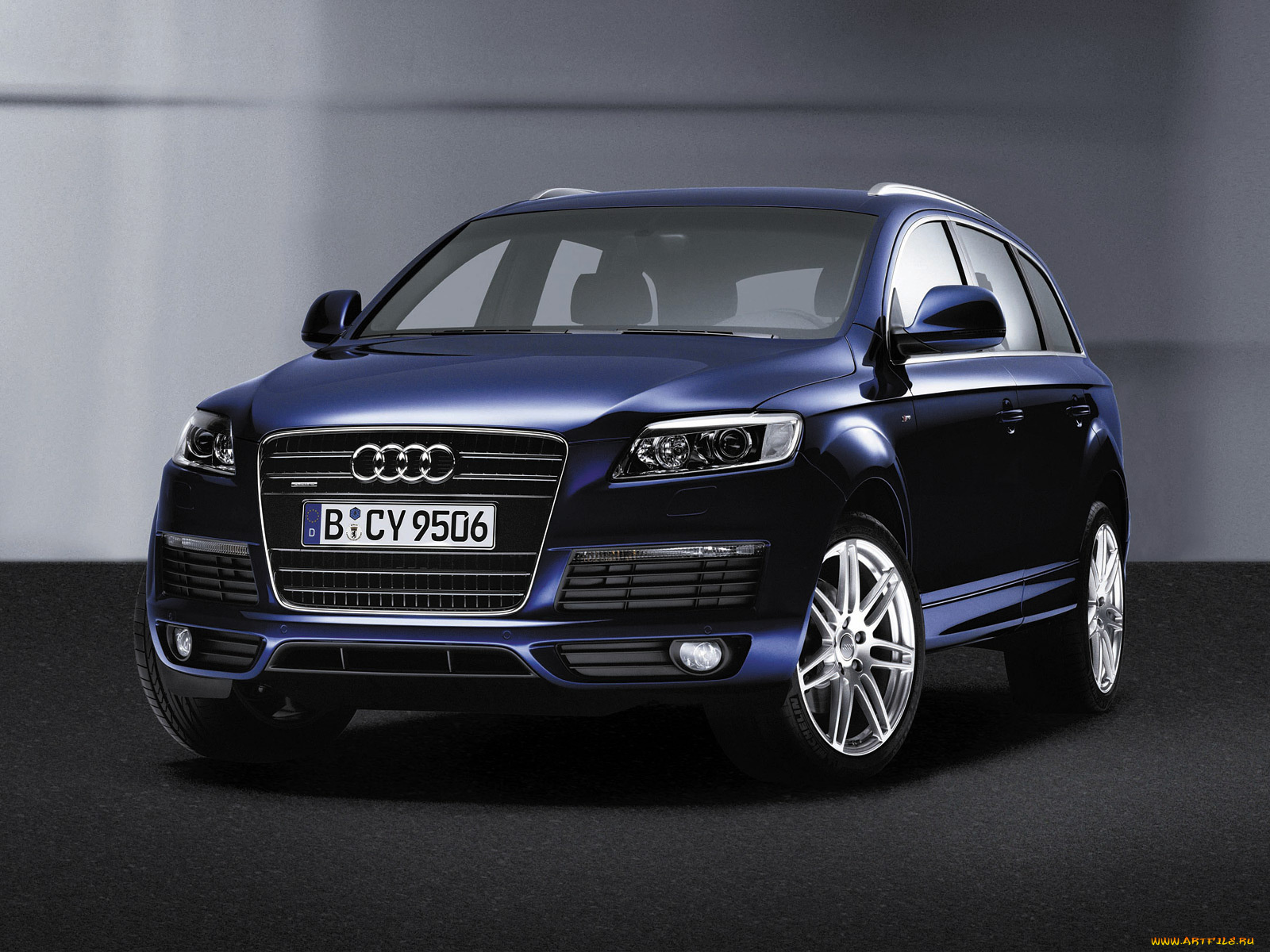 audi, q7, line, автомобили