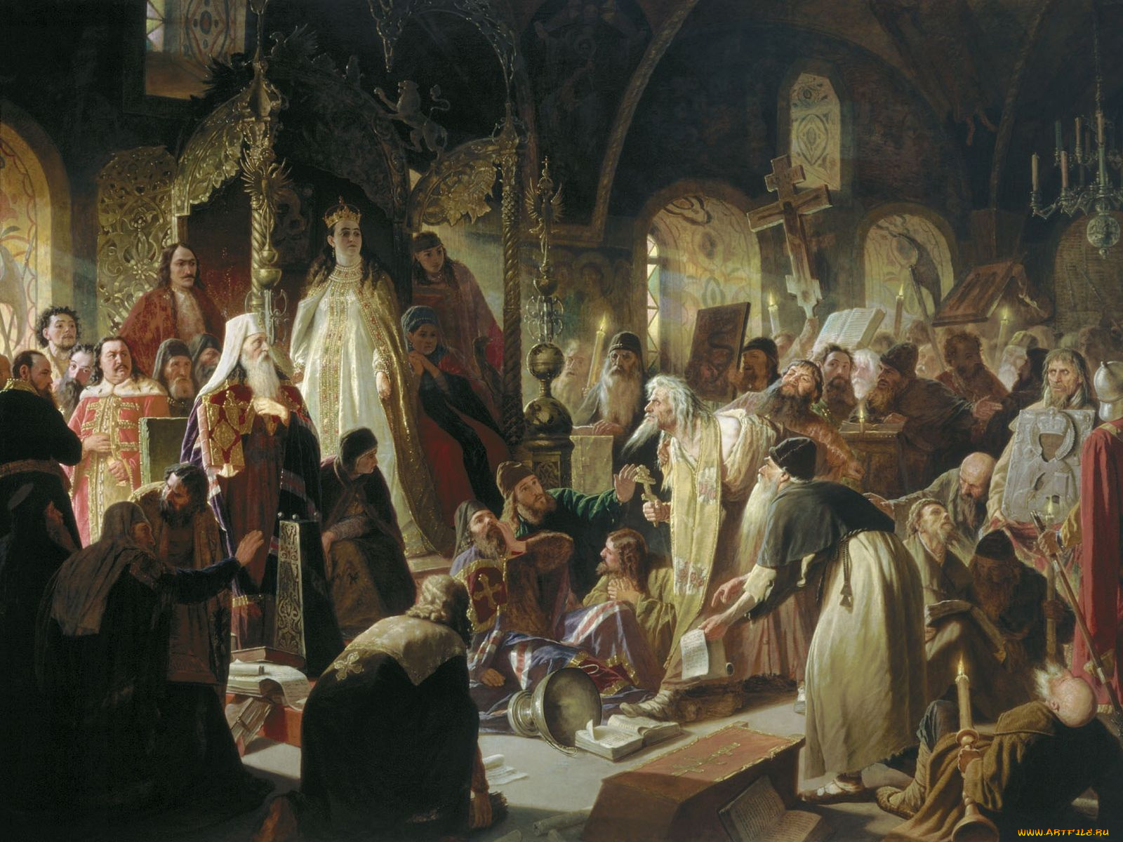 василий, перов, рисованные