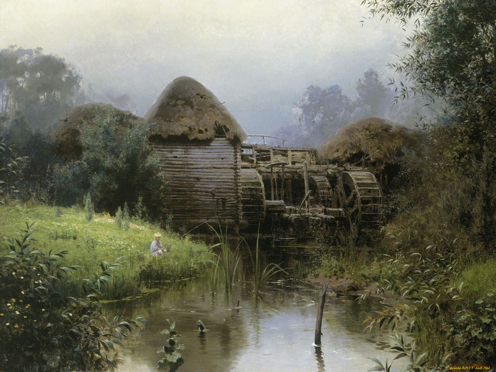 василий, поленов, рисованные