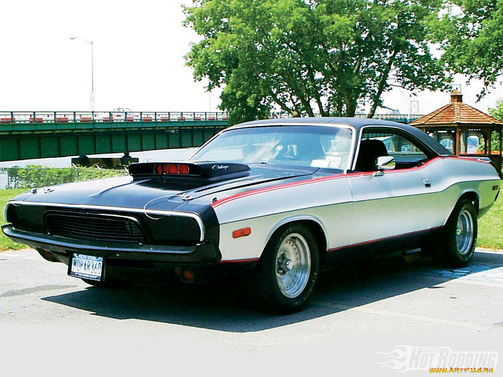 1973, dodge, challenger, автомобили