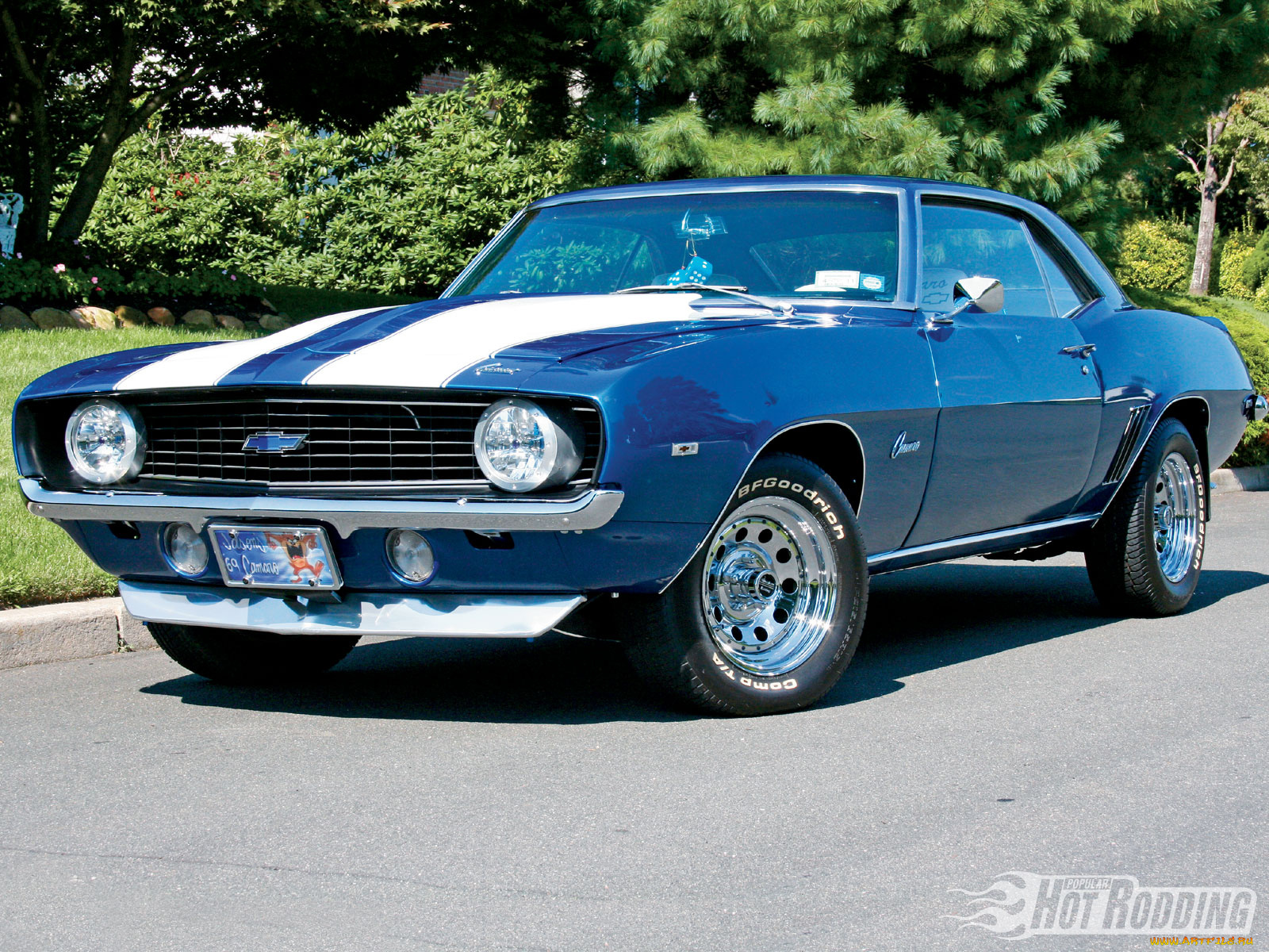 1969, chevy, camaro, автомобили