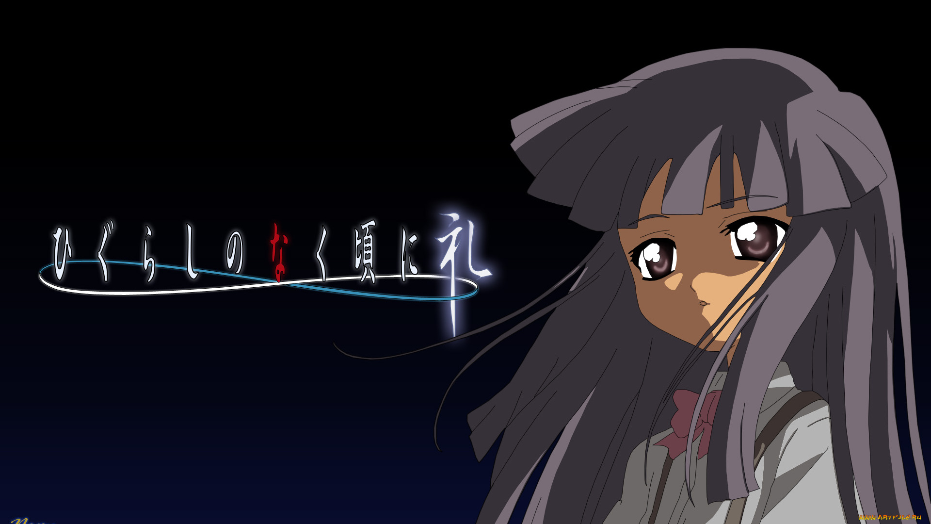 аниме, higurashi, no, naku, koro, ni, furude, rika