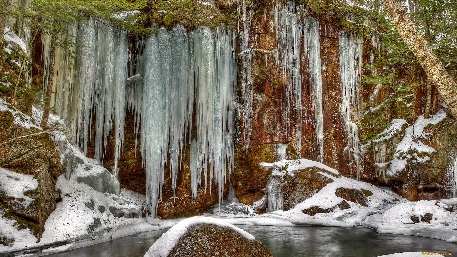 природа, водопады