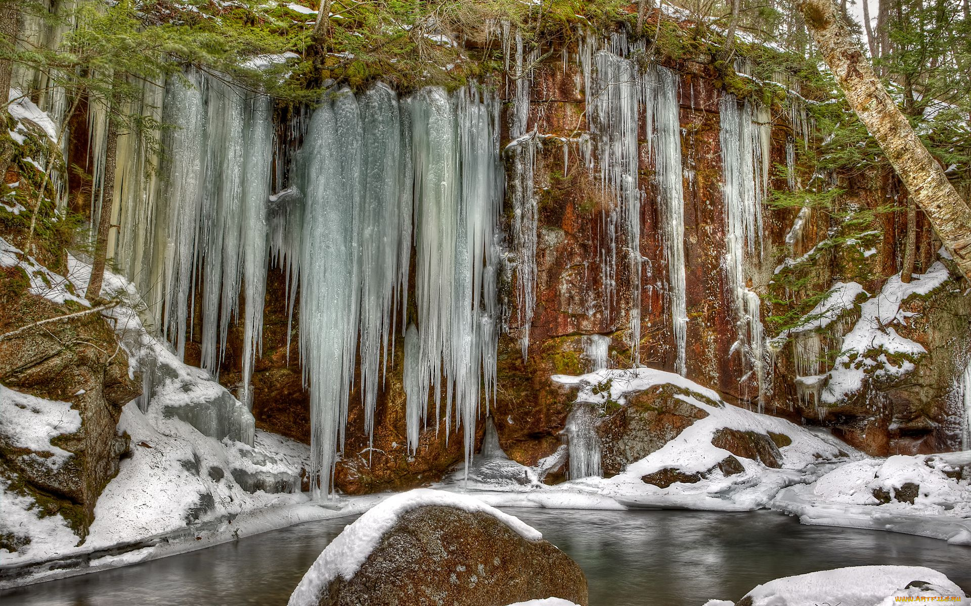 природа, водопады