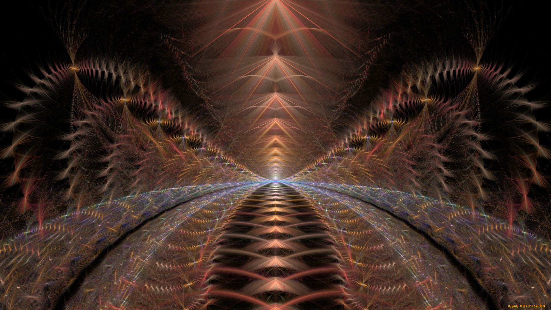 3д, графика, fractal, фракталы, цвета, узор, фрактал